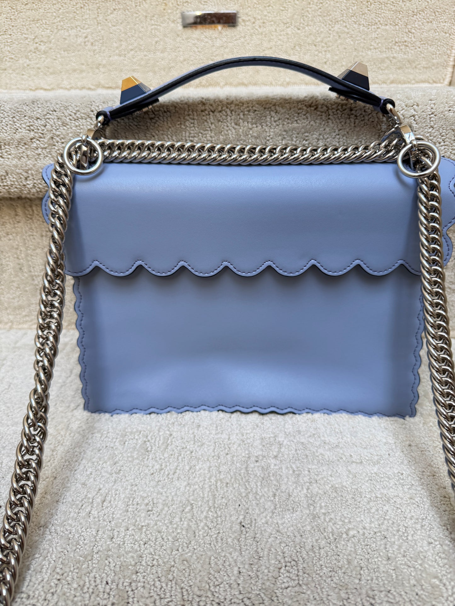 Fendi Kan I Shoulder Bag Medium in Blue