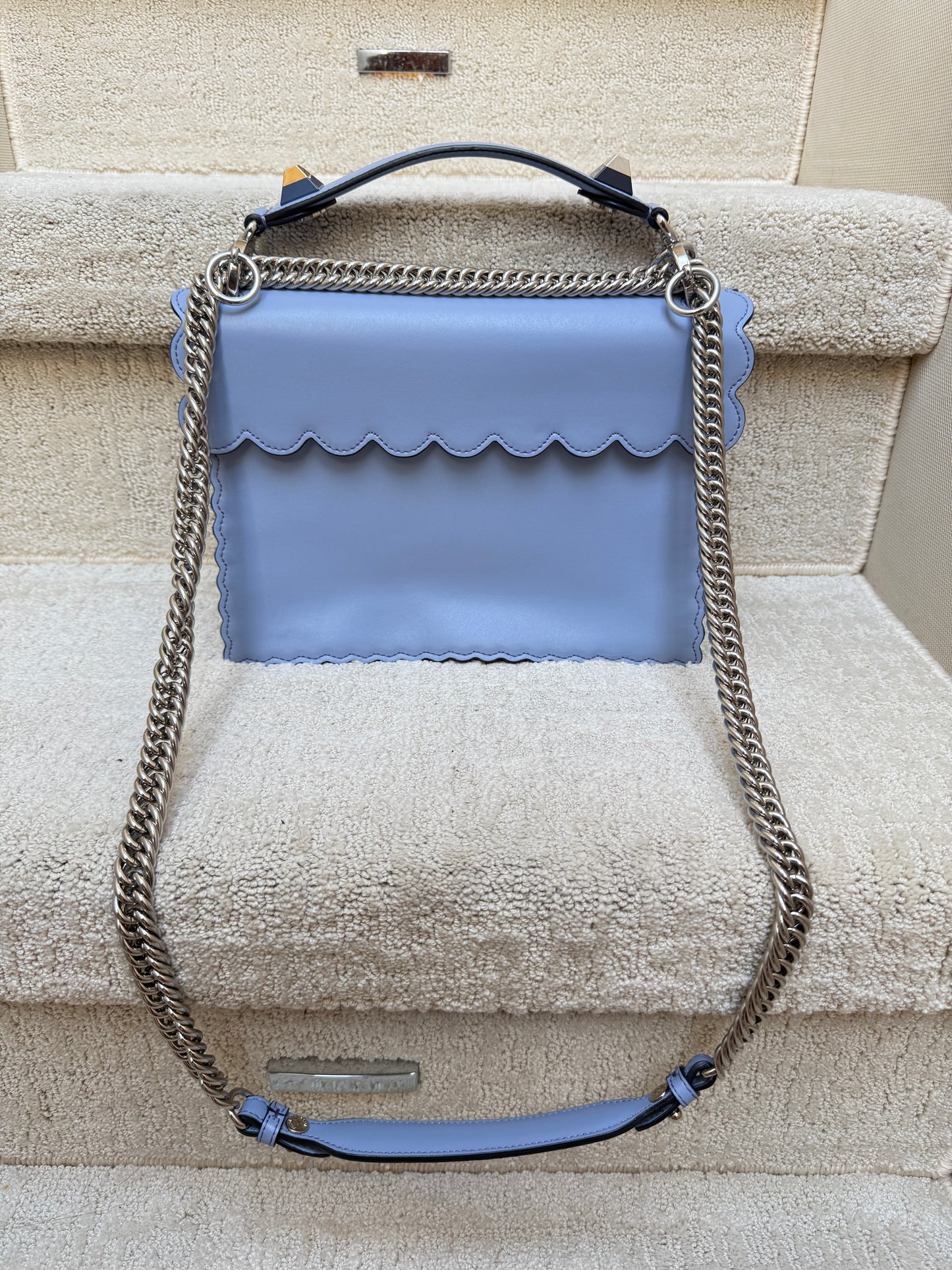 Fendi Kan I Shoulder Bag Medium in Blue
