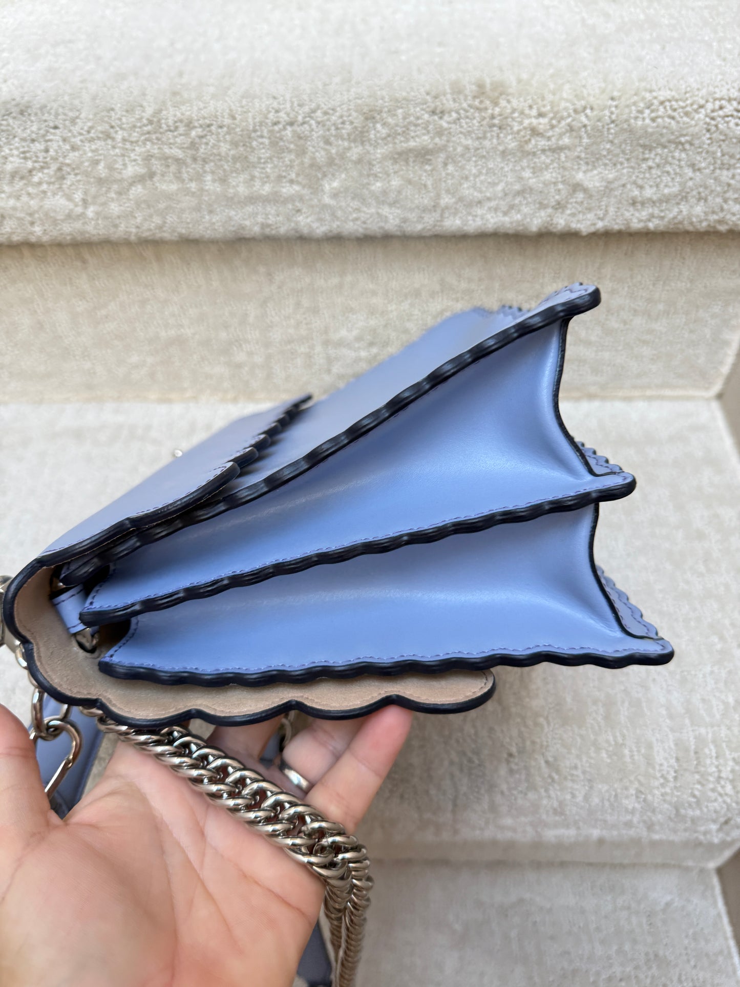 Fendi Kan I Shoulder Bag Medium in Blue