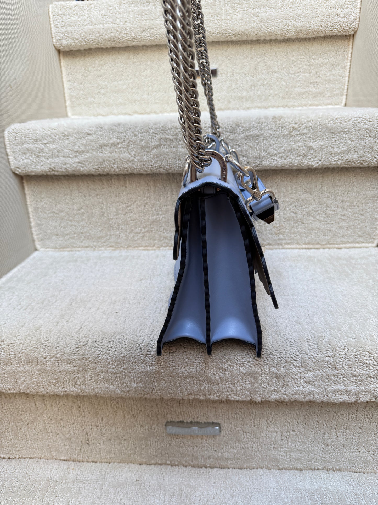 Fendi Kan I Shoulder Bag Medium in Blue