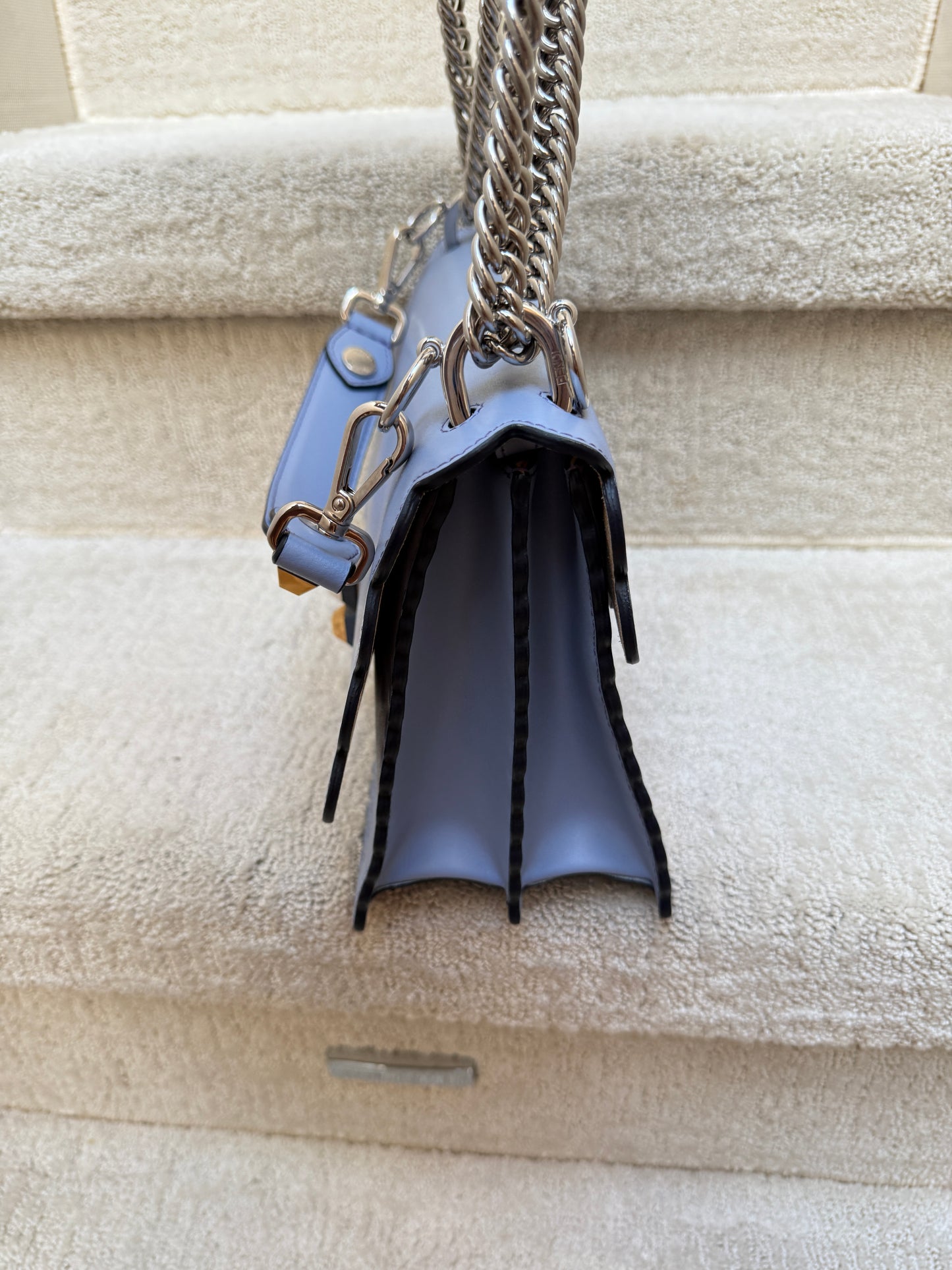 Fendi Kan I Shoulder Bag Medium in Blue