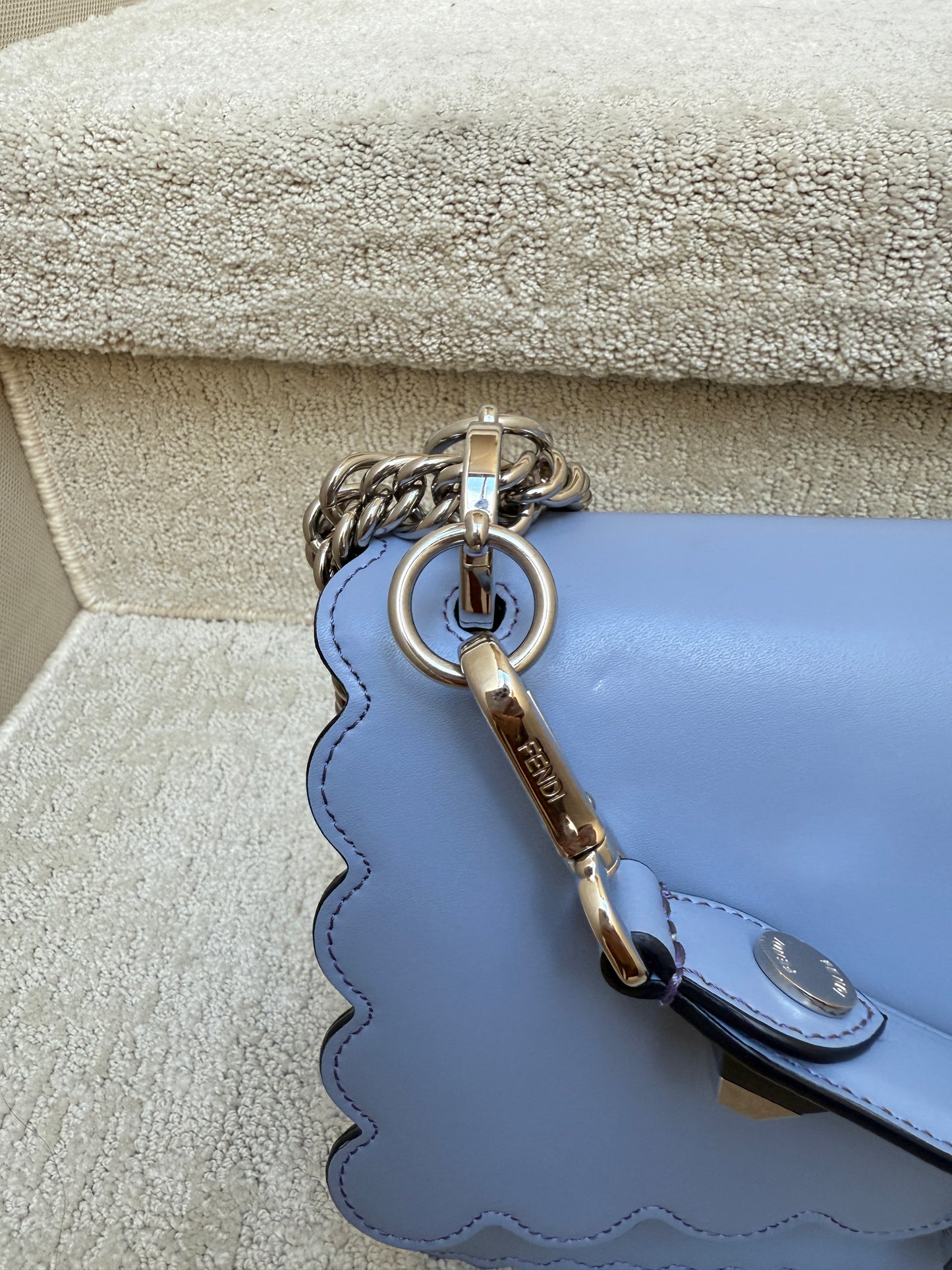 Fendi Kan I Shoulder Bag Medium in Blue