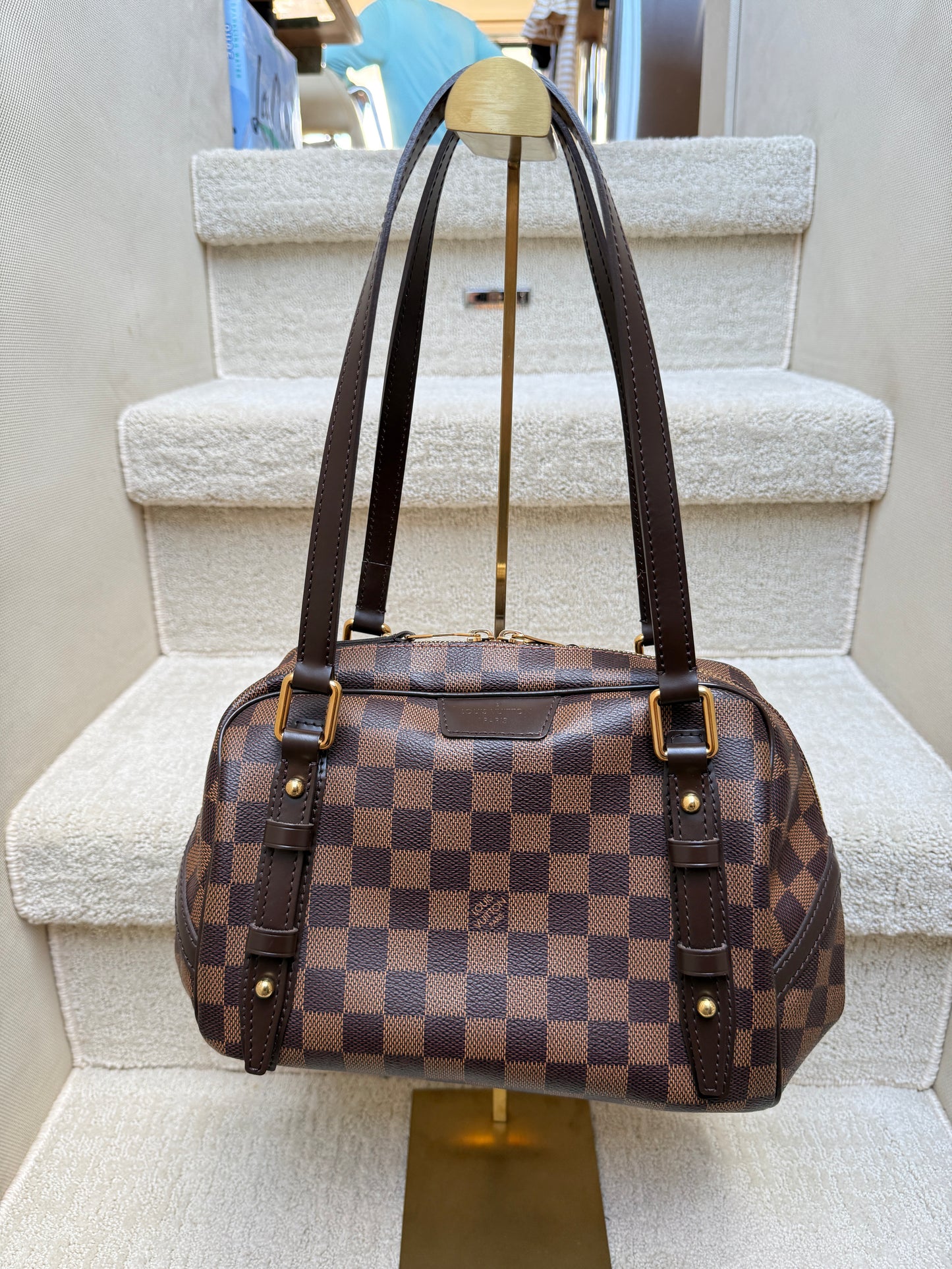 Louis Vuitton Rivington Damier Ebene Shoulder Bag
