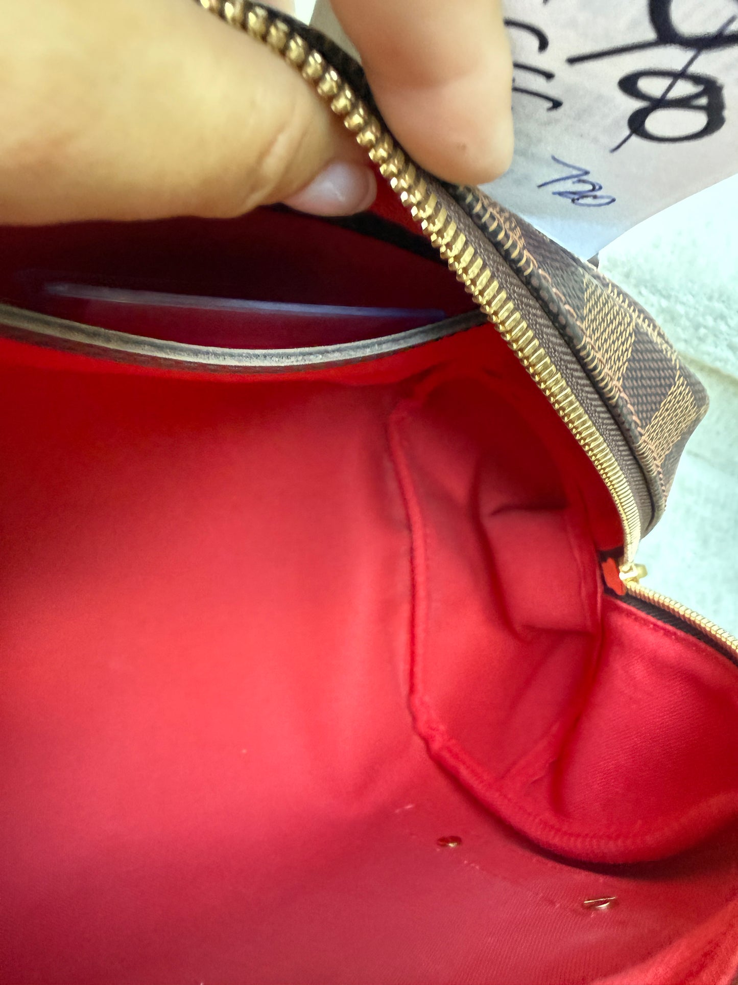 Louis Vuitton Rivington Damier Ebene Shoulder Bag