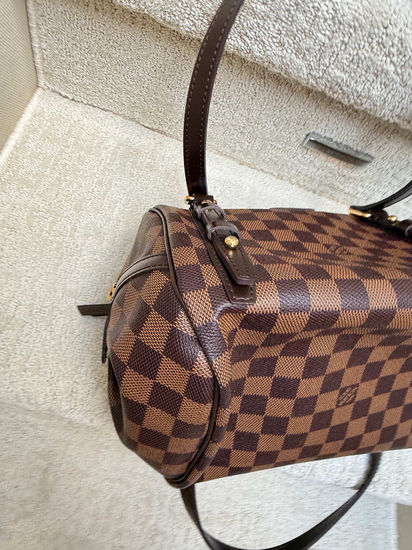 Louis Vuitton Rivington Damier Ebene Shoulder Bag