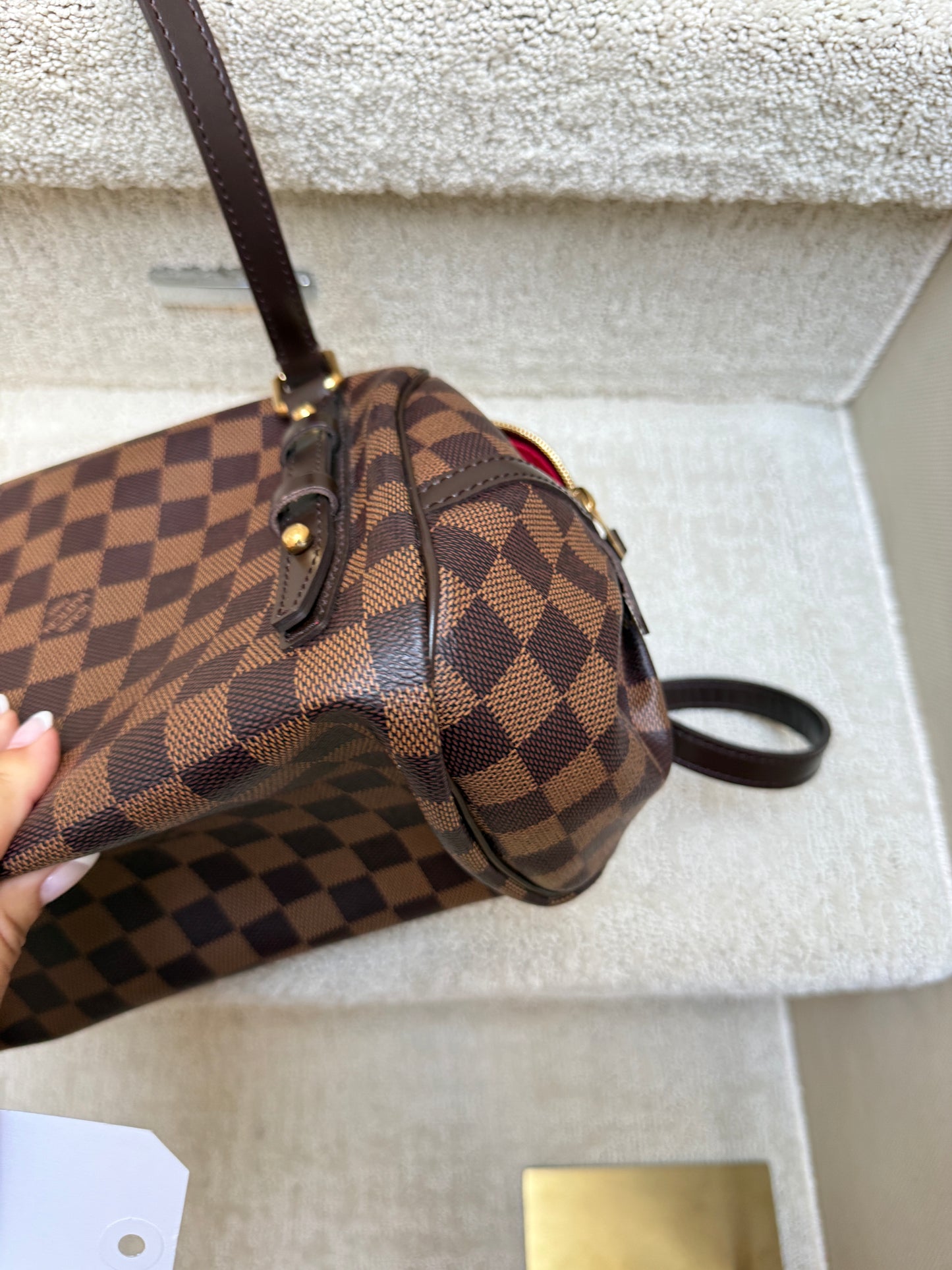 Louis Vuitton Rivington Damier Ebene Shoulder Bag