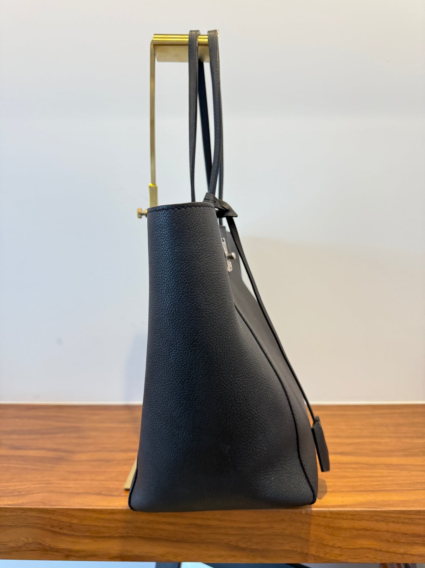 Louis Vuitton Calfskin Cabas Lockme tote in Black
