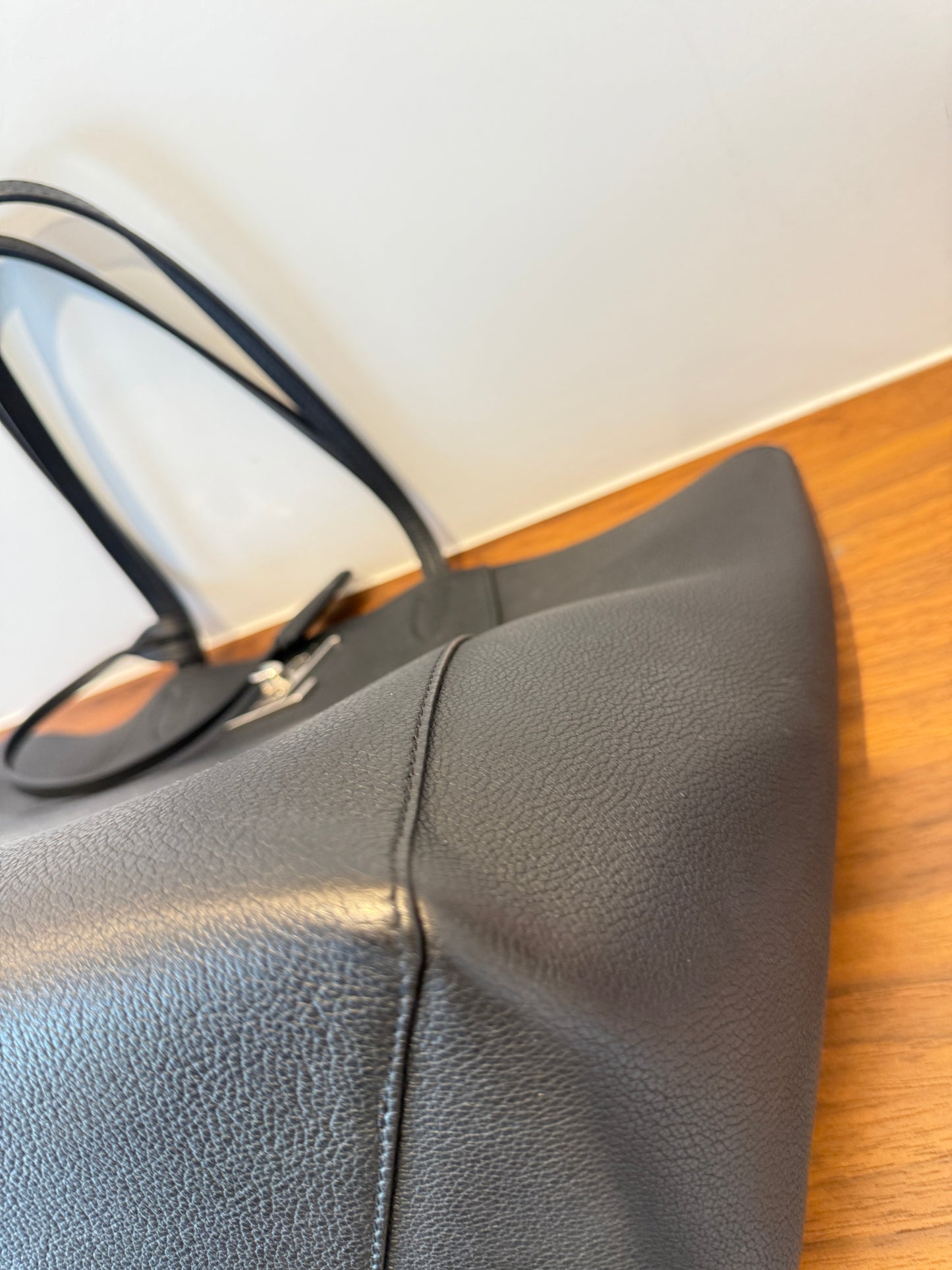 Louis Vuitton Calfskin Cabas Lockme tote in Black