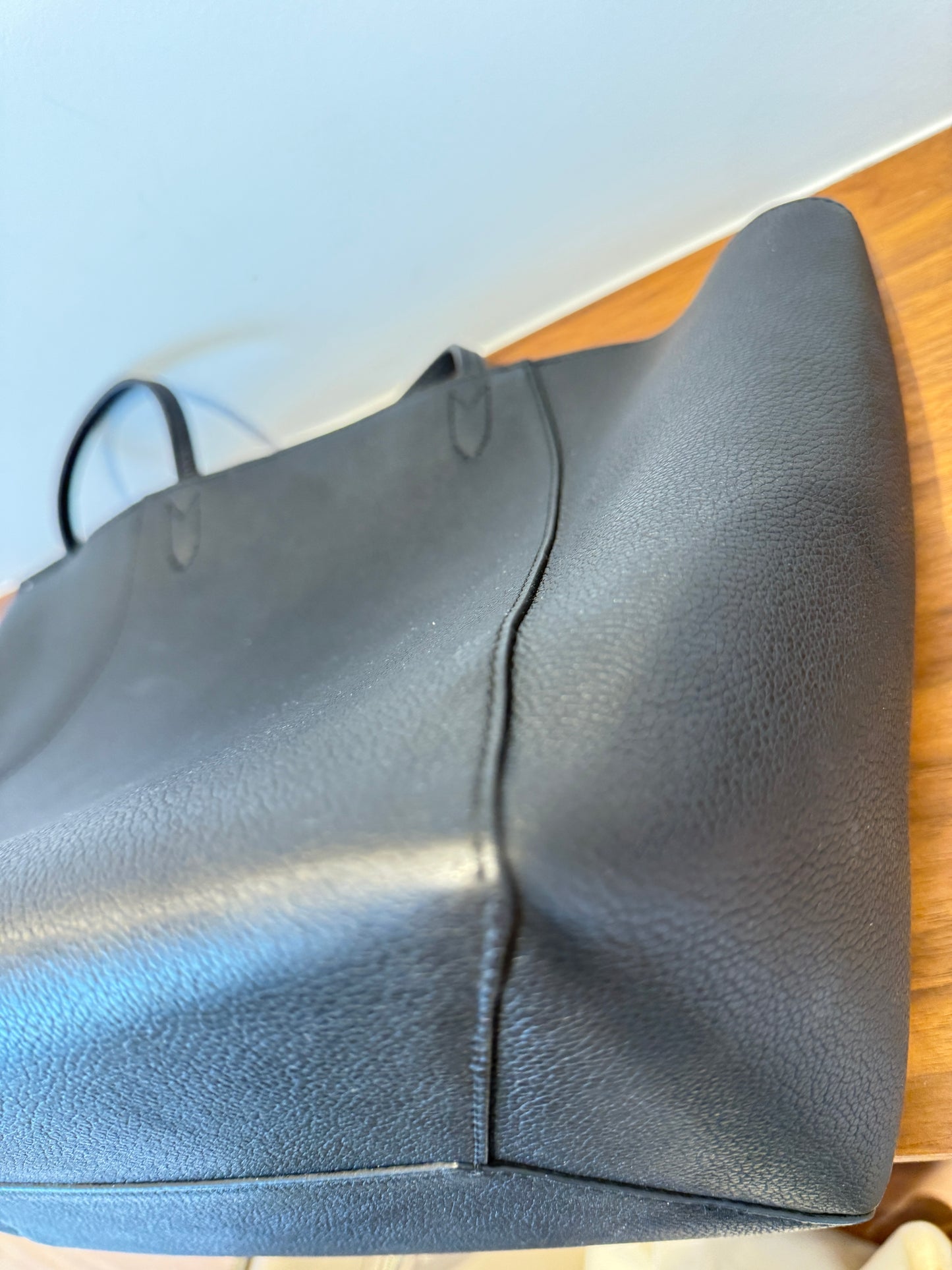 Louis Vuitton Calfskin Cabas Lockme tote in Black