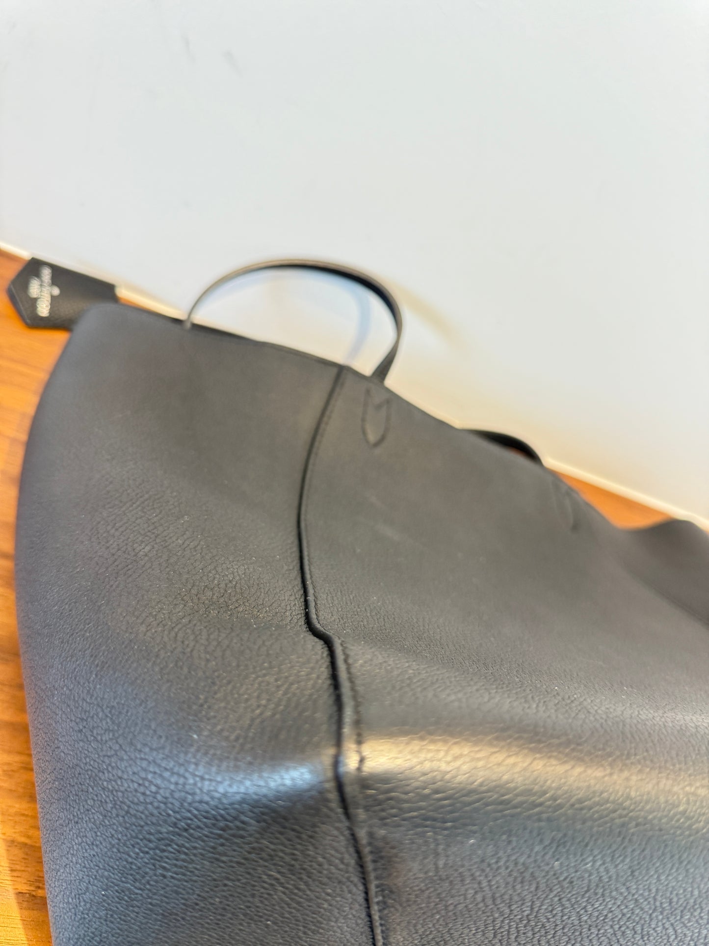 Louis Vuitton Calfskin Cabas Lockme tote in Black