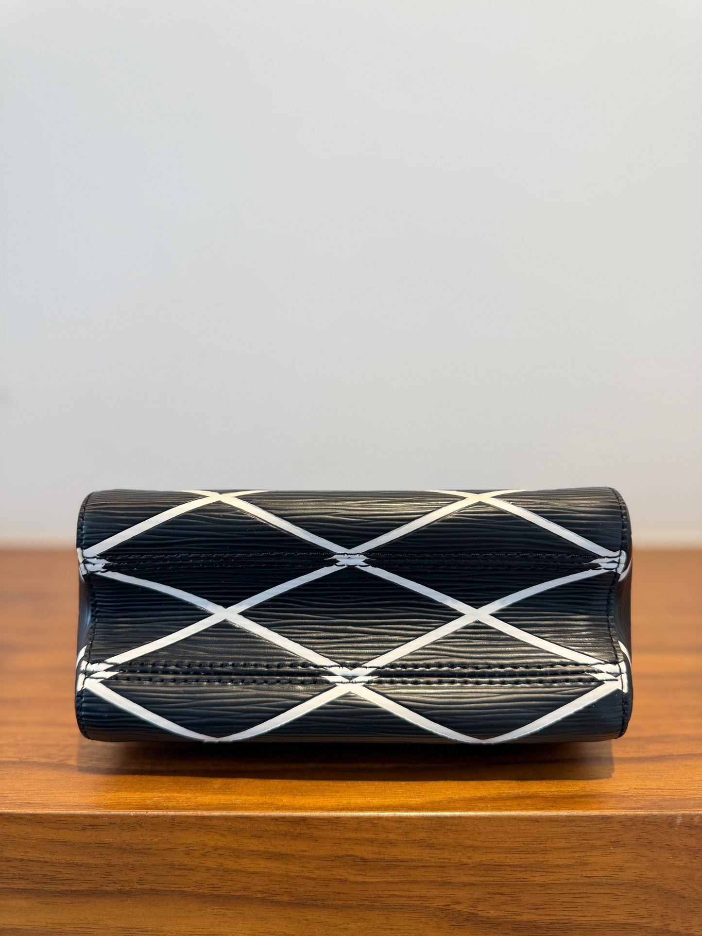 Louis Vuitton Epi Twist Shoulder Bag PM in Black and White