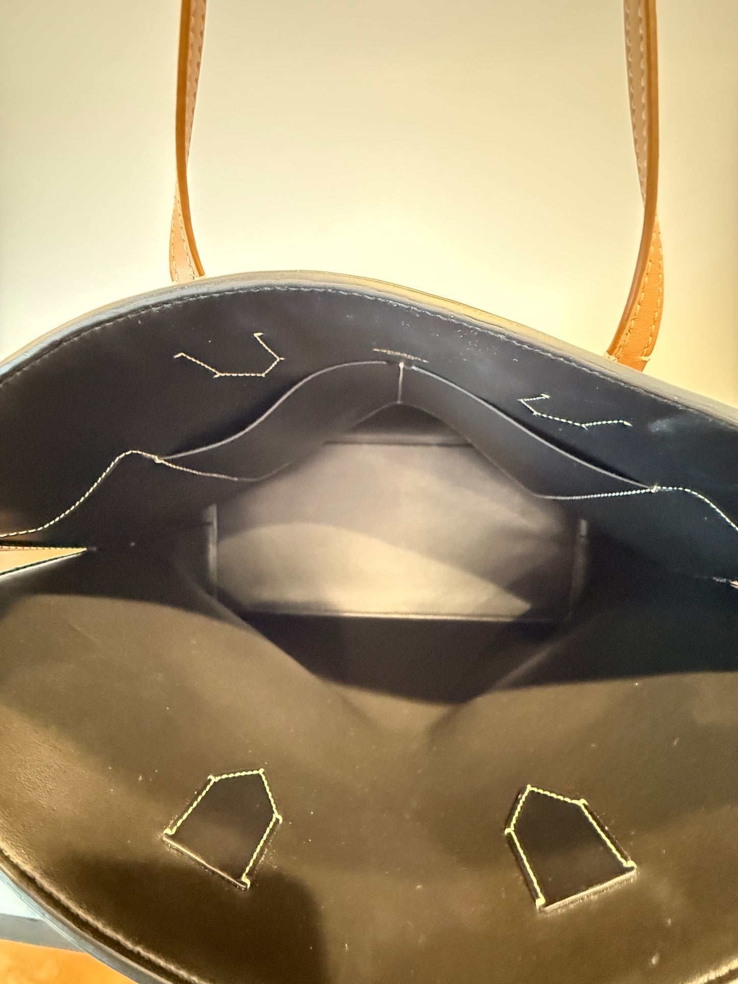Burberry Monogram Large Society Tote in Bridle Brown BRAND NEW!!