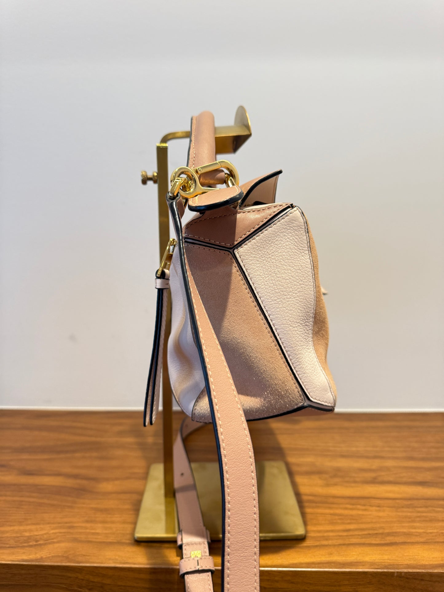 Loewe Puzzle Bag in Blush Small