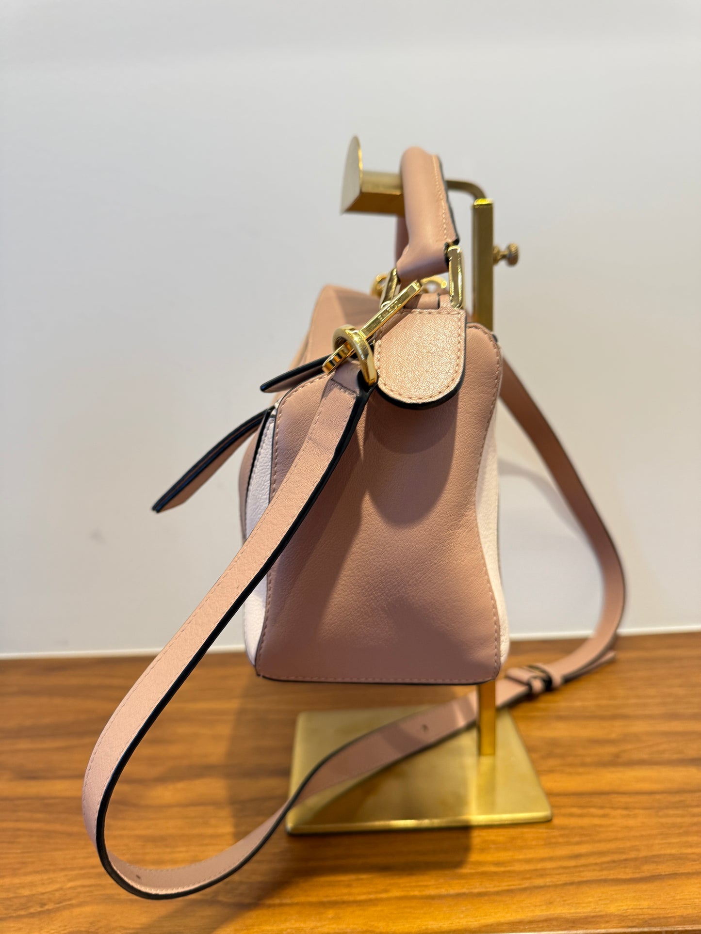 Loewe Puzzle Bag in Blush Small