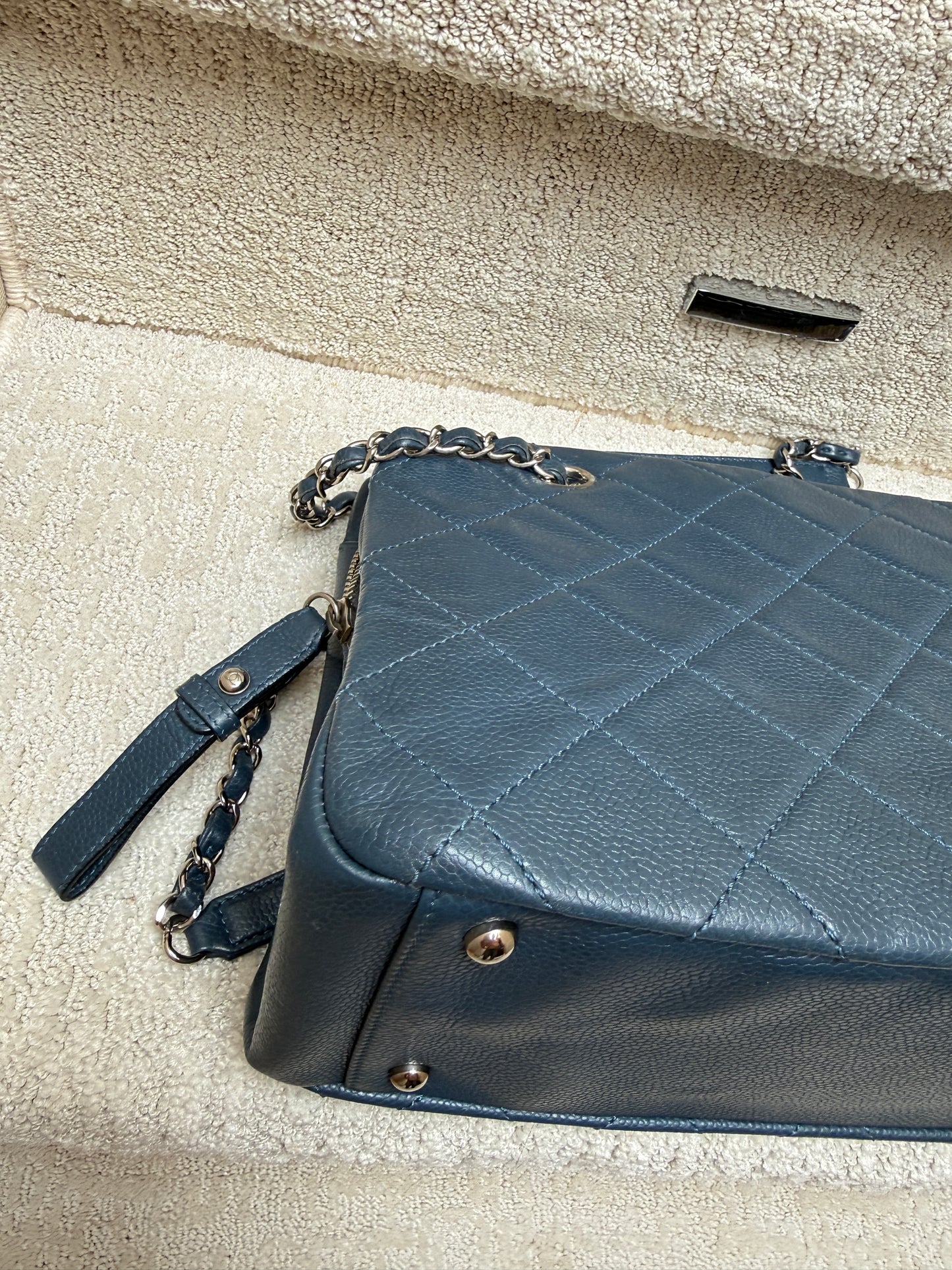 Chanel Timeless CC Frame Tote in Caviar