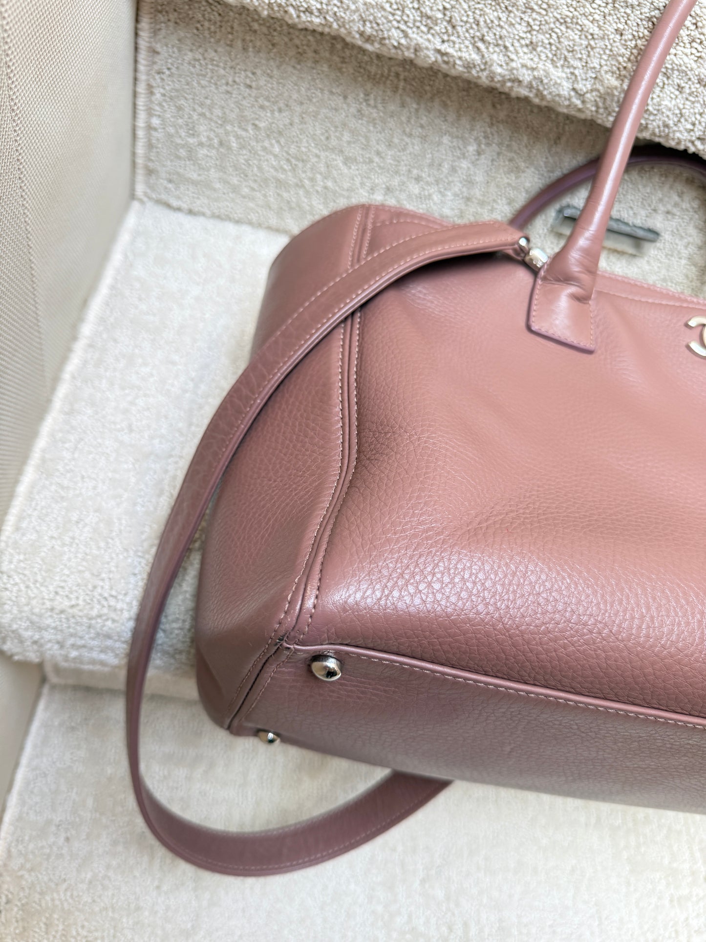 Chanel Cerf Executive Shopper Tote in Plum