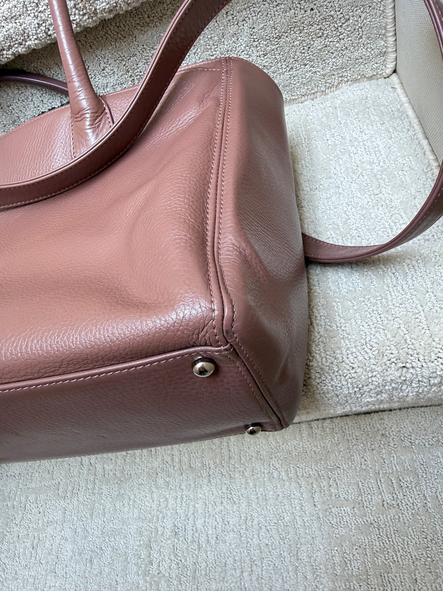 Chanel Cerf Executive Shopper Tote in Plum