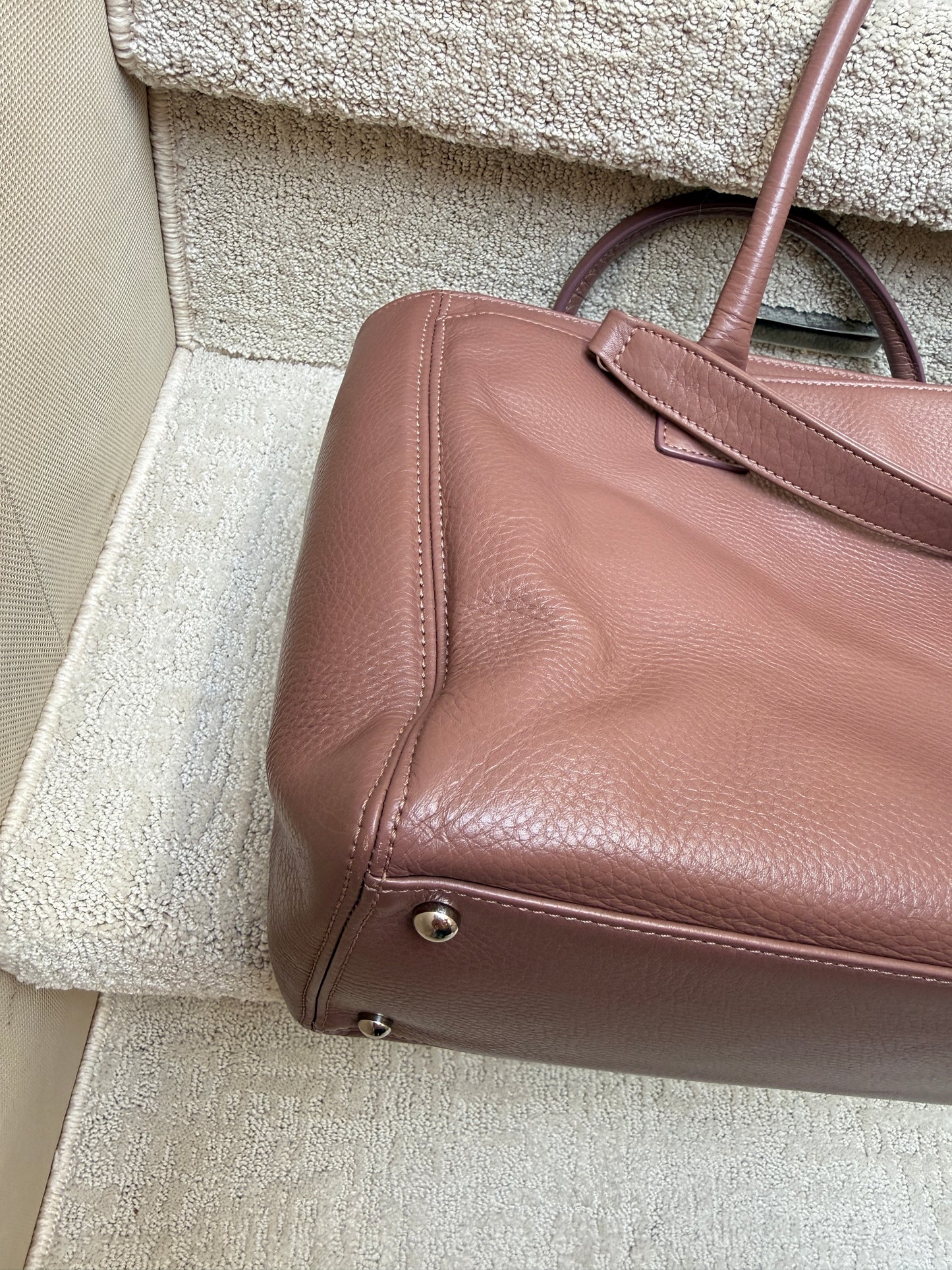 Chanel Cerf Executive Shopper Tote in Plum