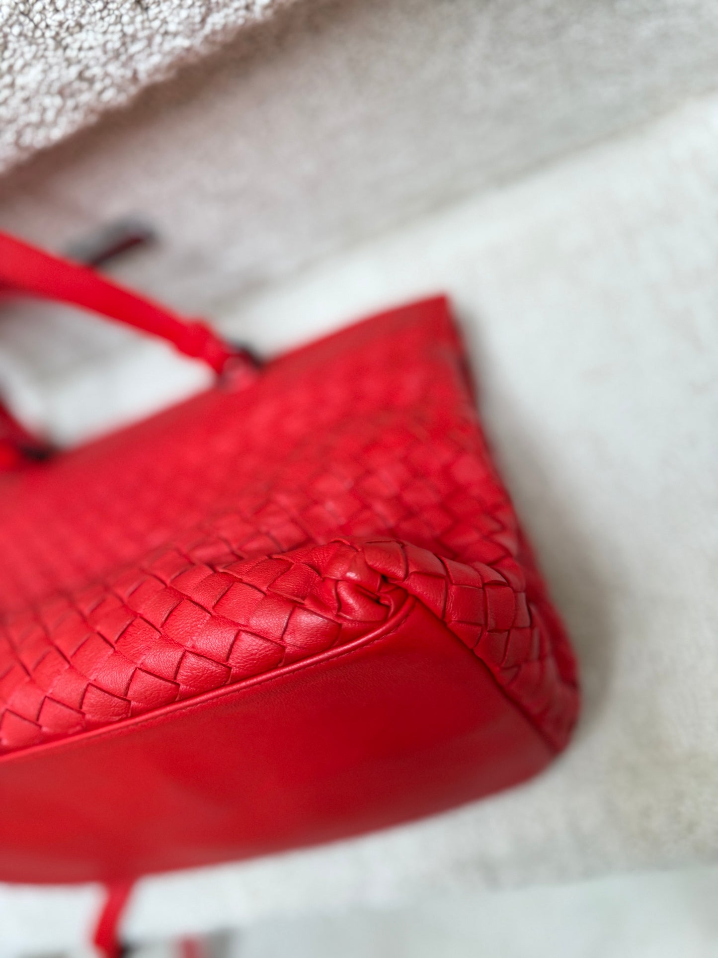 Bottega Veneta Intreciato Woven Shoulder Bag with Crossbody Strap