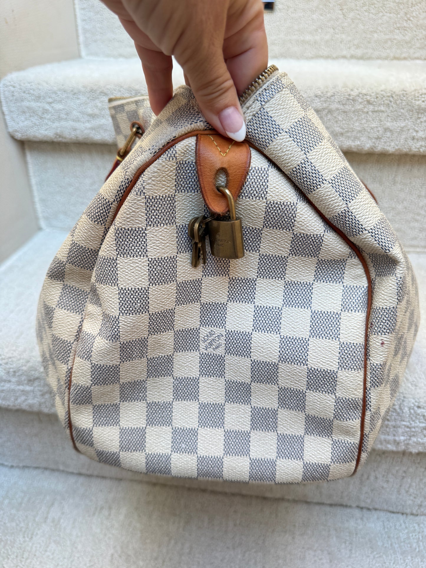 Louis Vuitton Speedy 35 in Damier Azur
