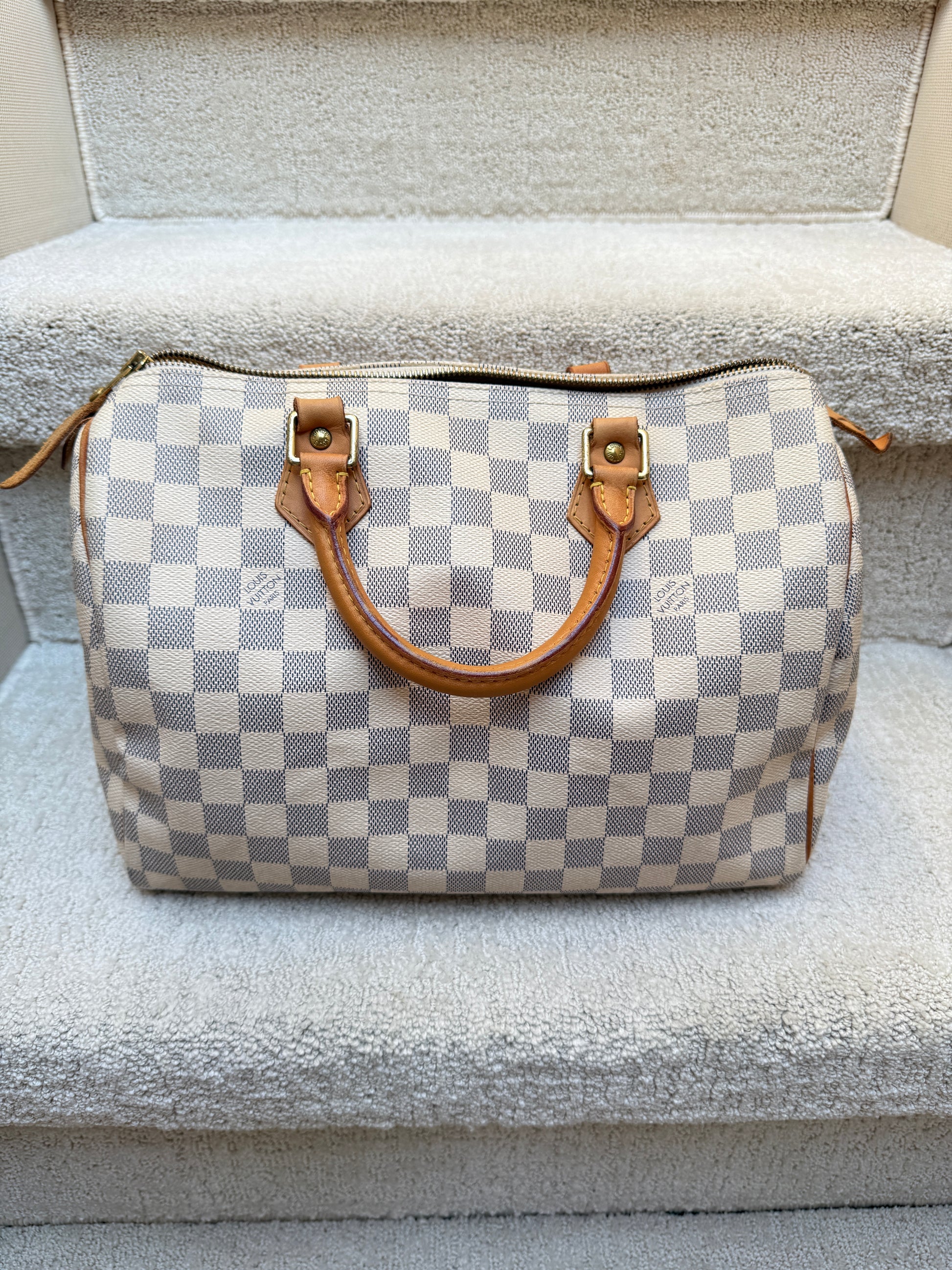 Louis Vuitton speedy 30 handbag preowned and authentic from purseonalshopper