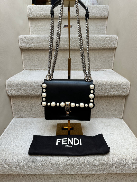 Fendi Mini Kan I with Pearls