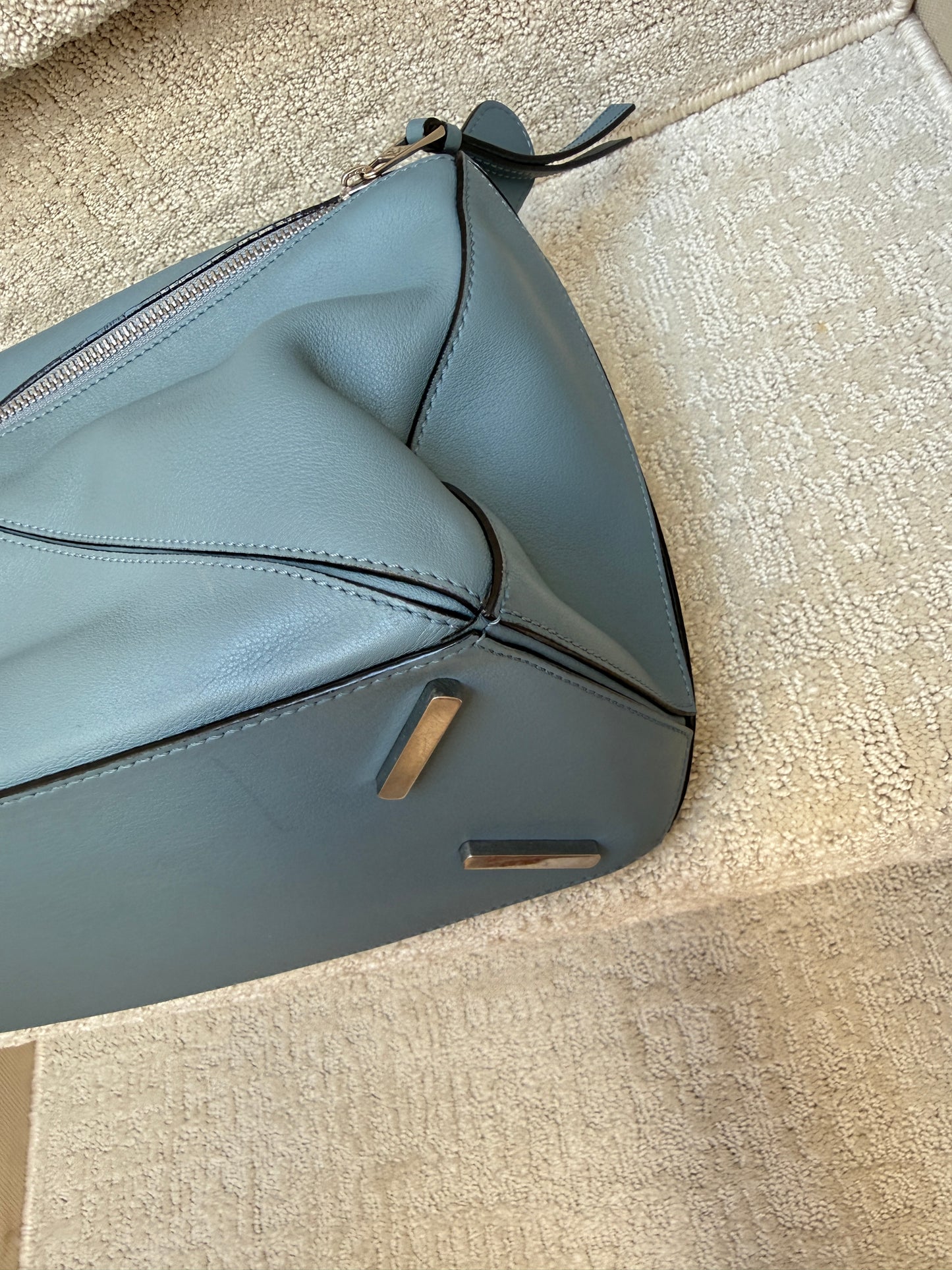 corner of loewe puzzle bag offered for sale authentic from purseonalshopper