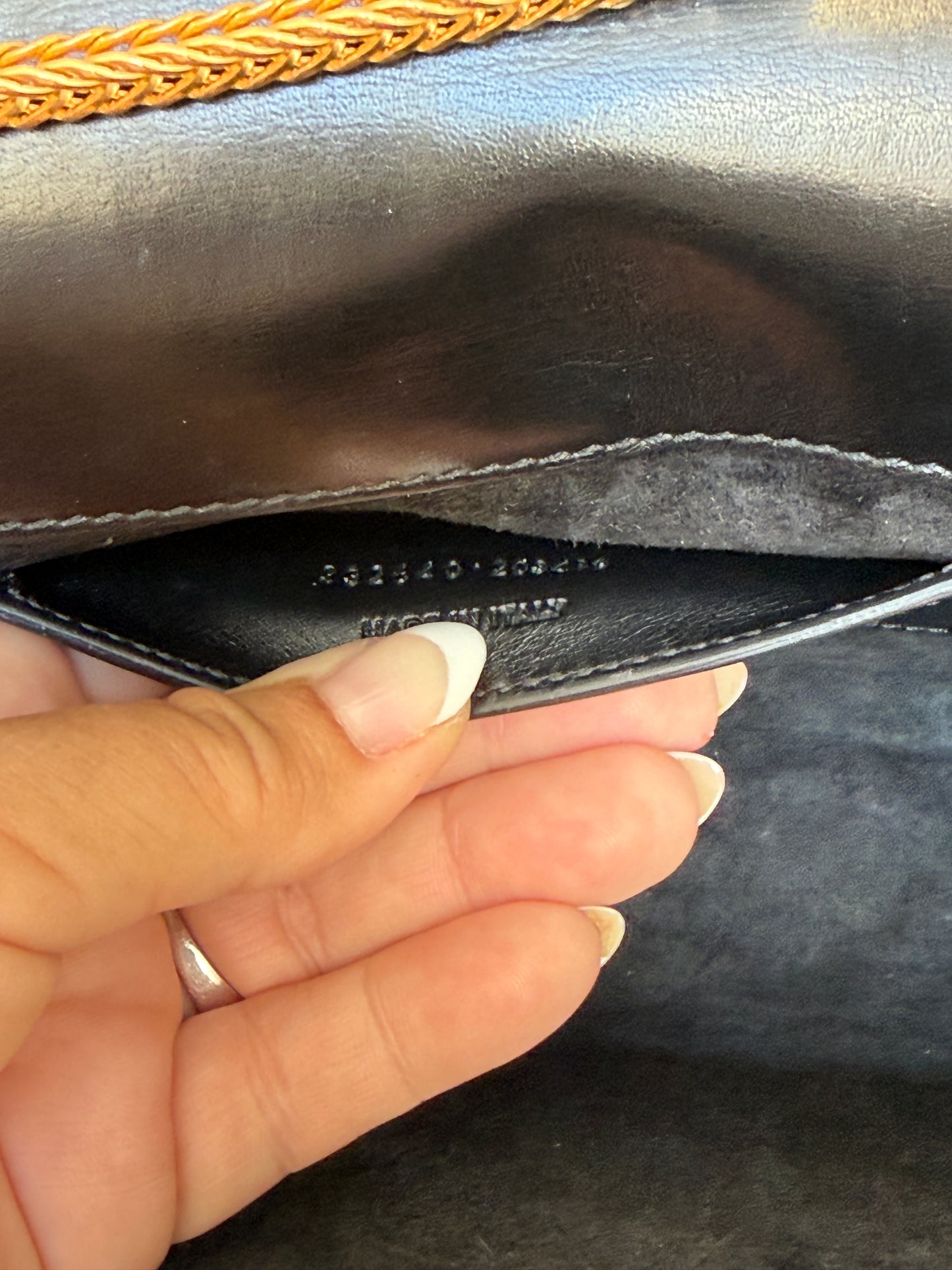 YSL Medium Classic Monogram Kate Tassel Satchel Black