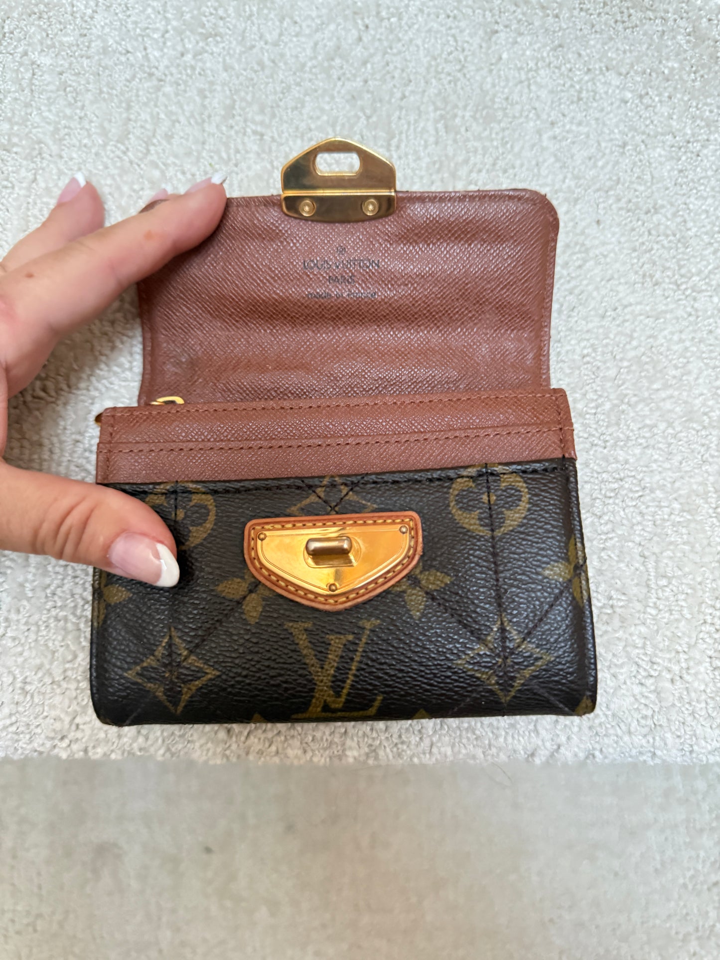 Louis Vuitton Compact Half Wallet Monogram Pre-Owned