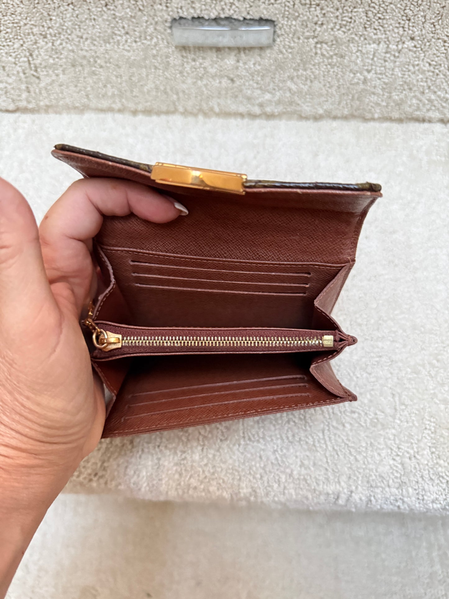 Louis Vuitton Compact Half Wallet Monogram Pre-Owned