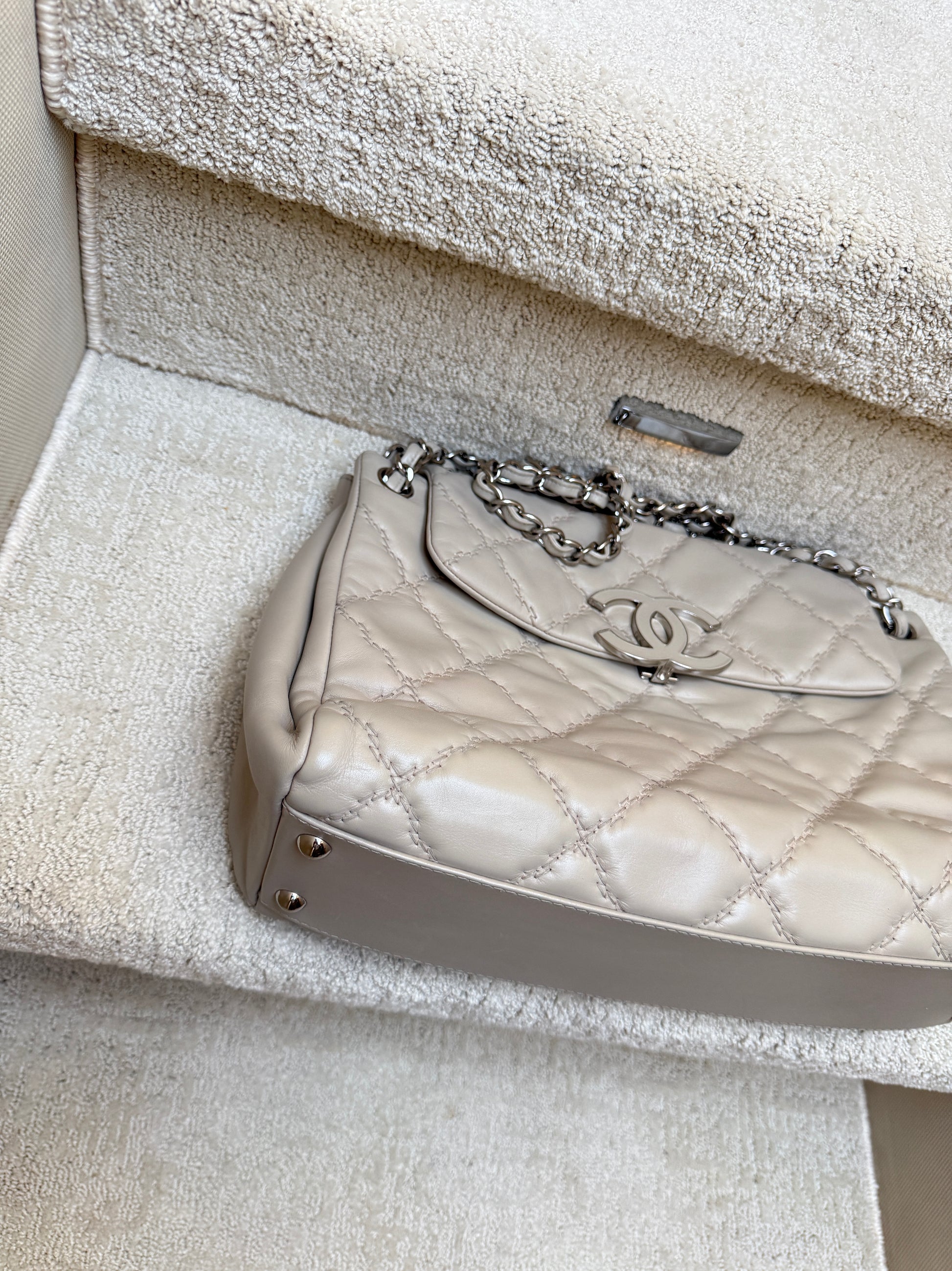Chanel Hampton Accordion Flap second corner view 
