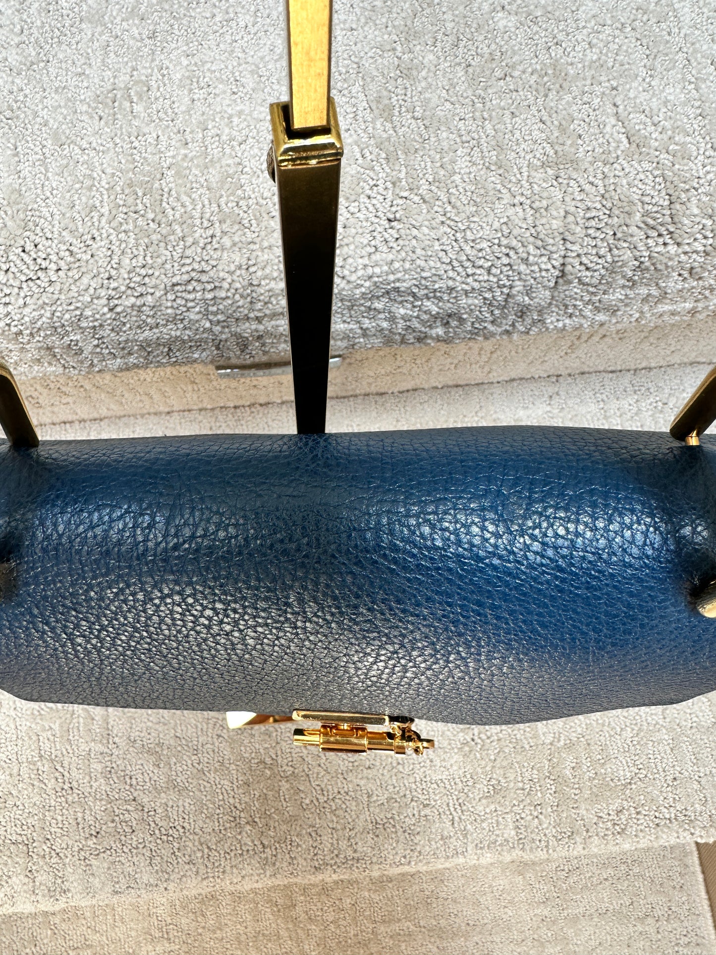 Chloe Drew Bag in Blue & Gold
