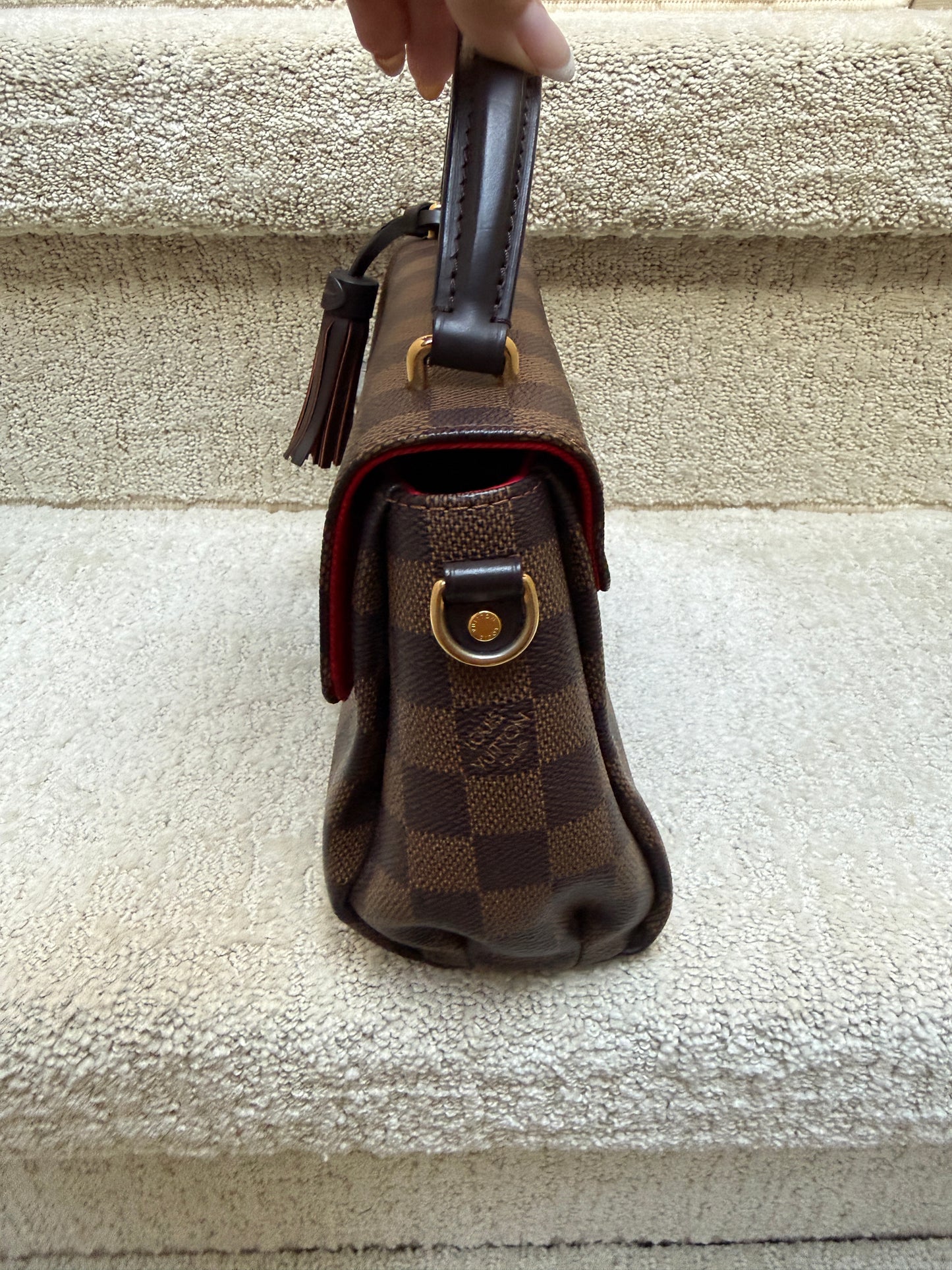 Louis Vuitton Damier Ebene Croisette Handbag