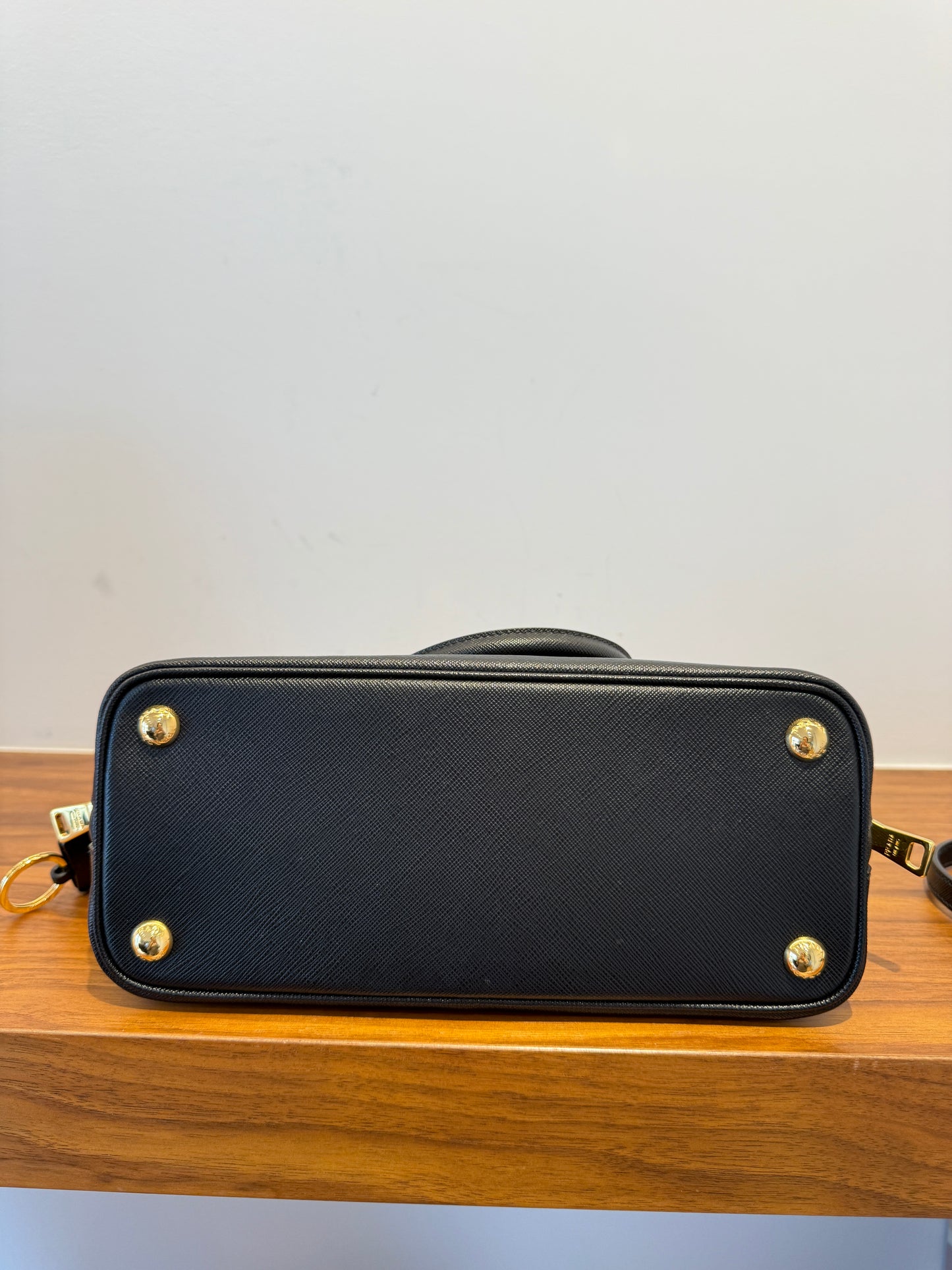 Prada Saffiano Lux Dome Open Satchel