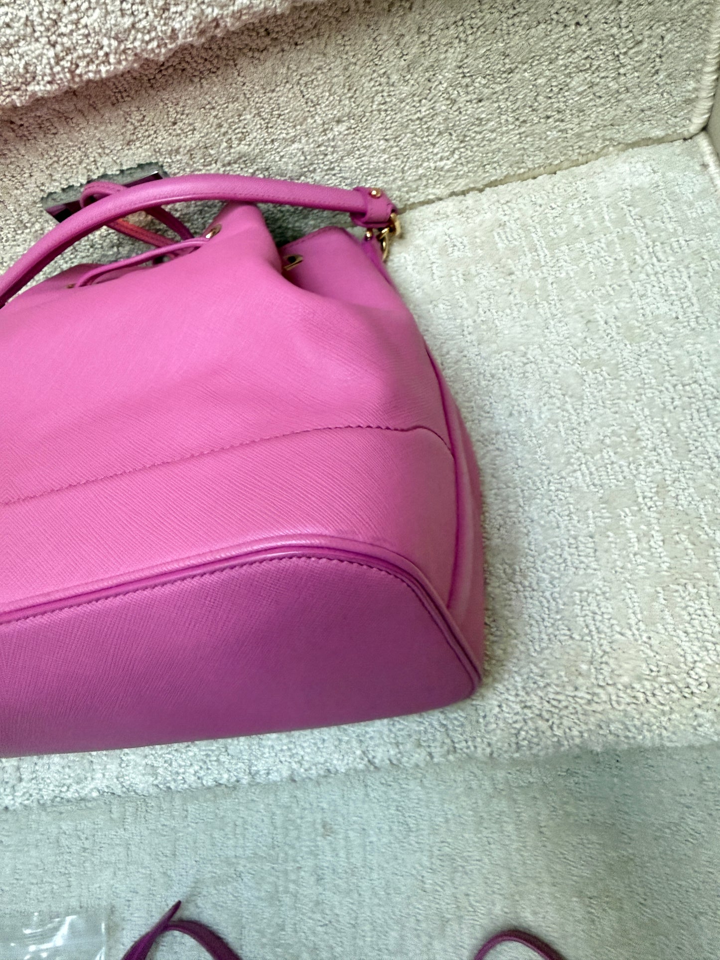Salvatore Ferragamo Vara Bucket Bag in Purple