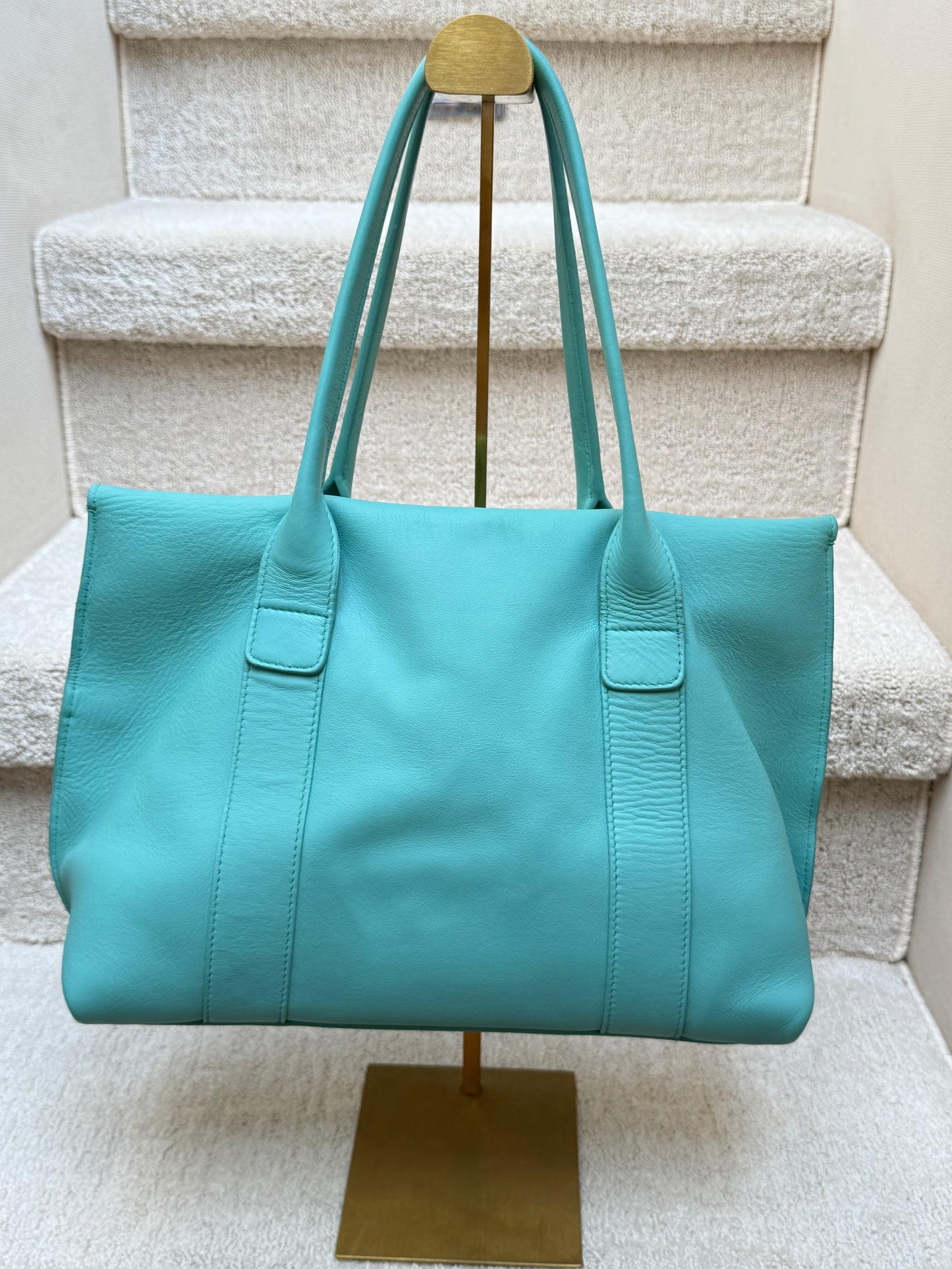 Salvatore Ferragamo Sookie Satchel with Gancini logo in gold