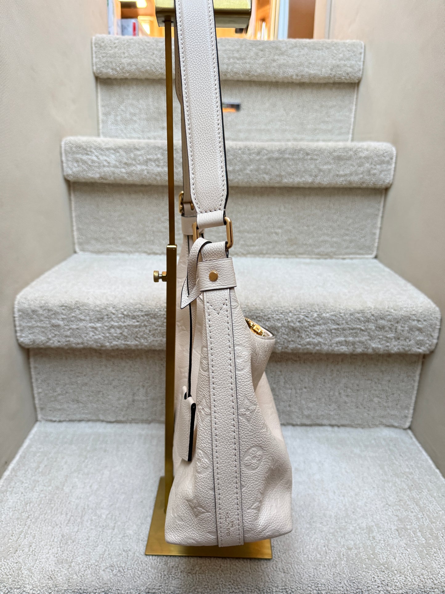 Louis Vuitton Sports Sac Shoulder Bag opposite side view used excellent condition
