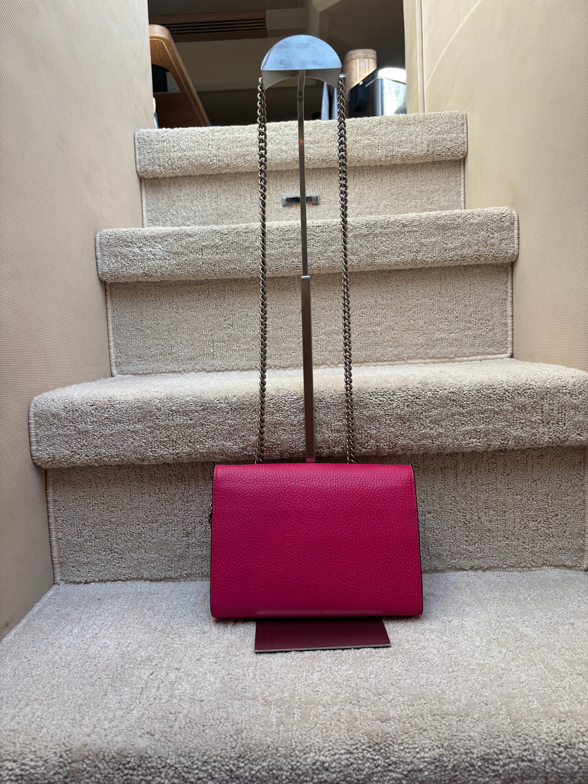 Gucci Dionysus Handbag in Hot Pink Pre-Owned