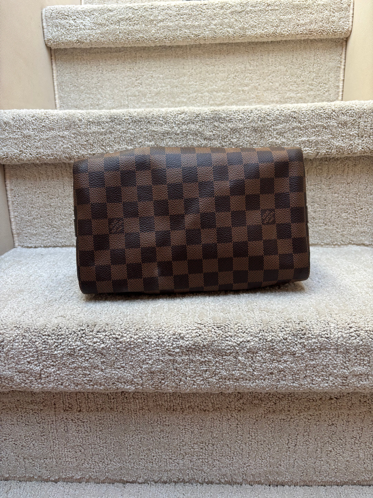Louis Vuitton Damier Ebene Speedy 25 with optional Crossbody Strap Pre-Owned