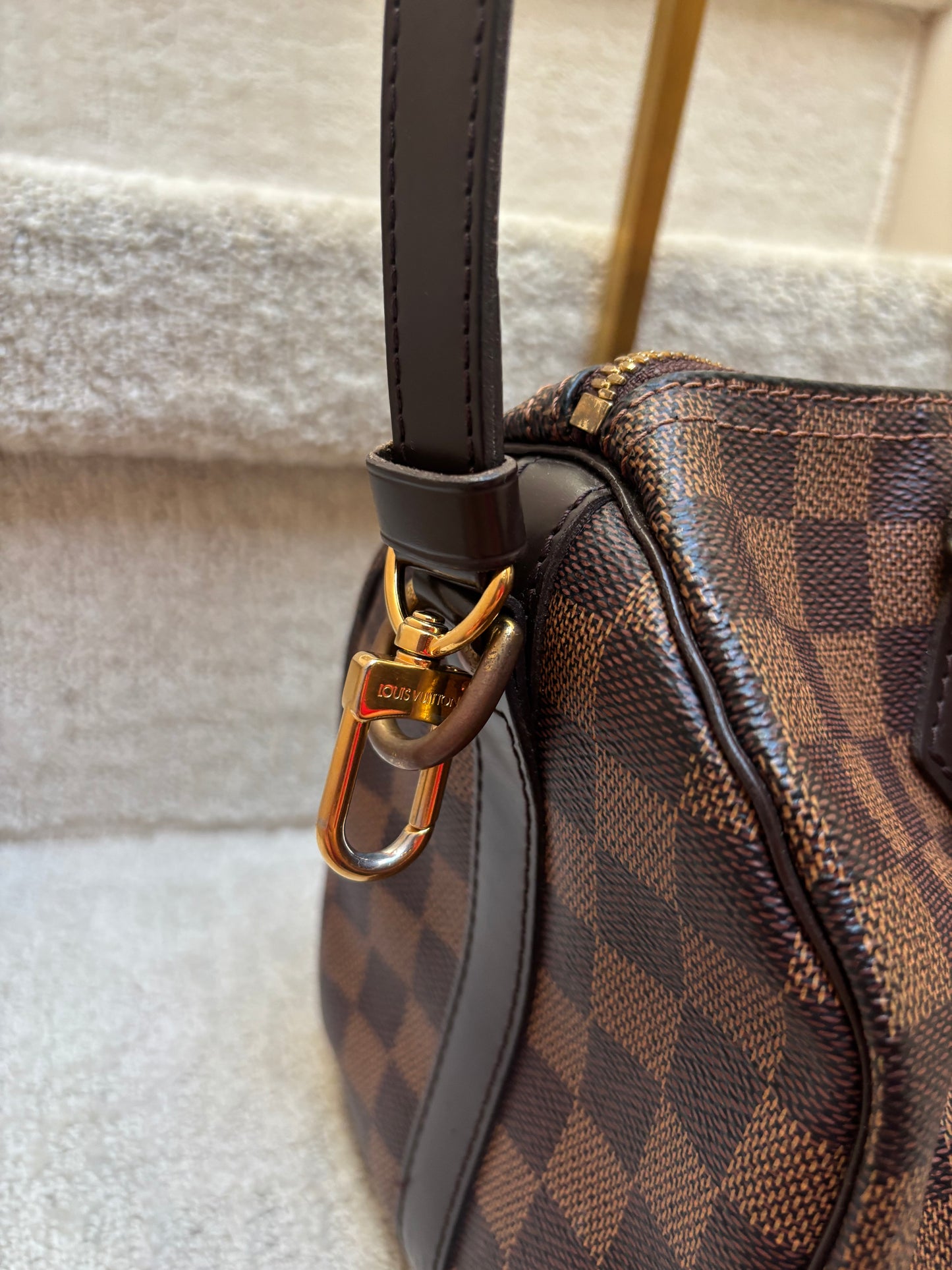 Louis Vuitton Damier Ebene Speedy 25 with optional Crossbody Strap Pre-Owned