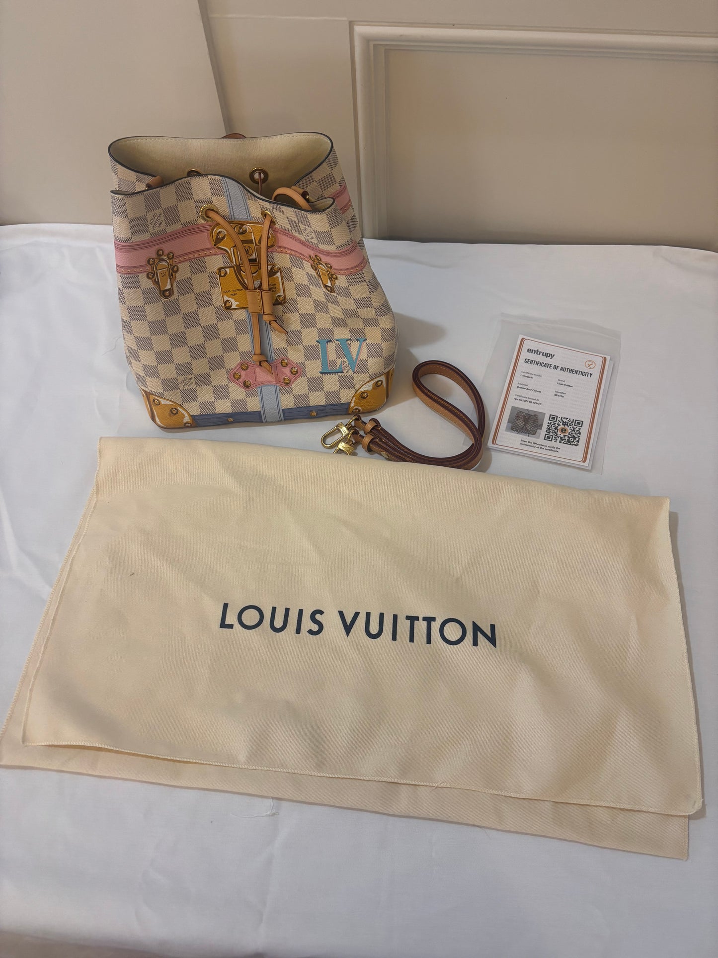 Louis Vuitton Nenoe Summer Trunks Edition Damier Azur