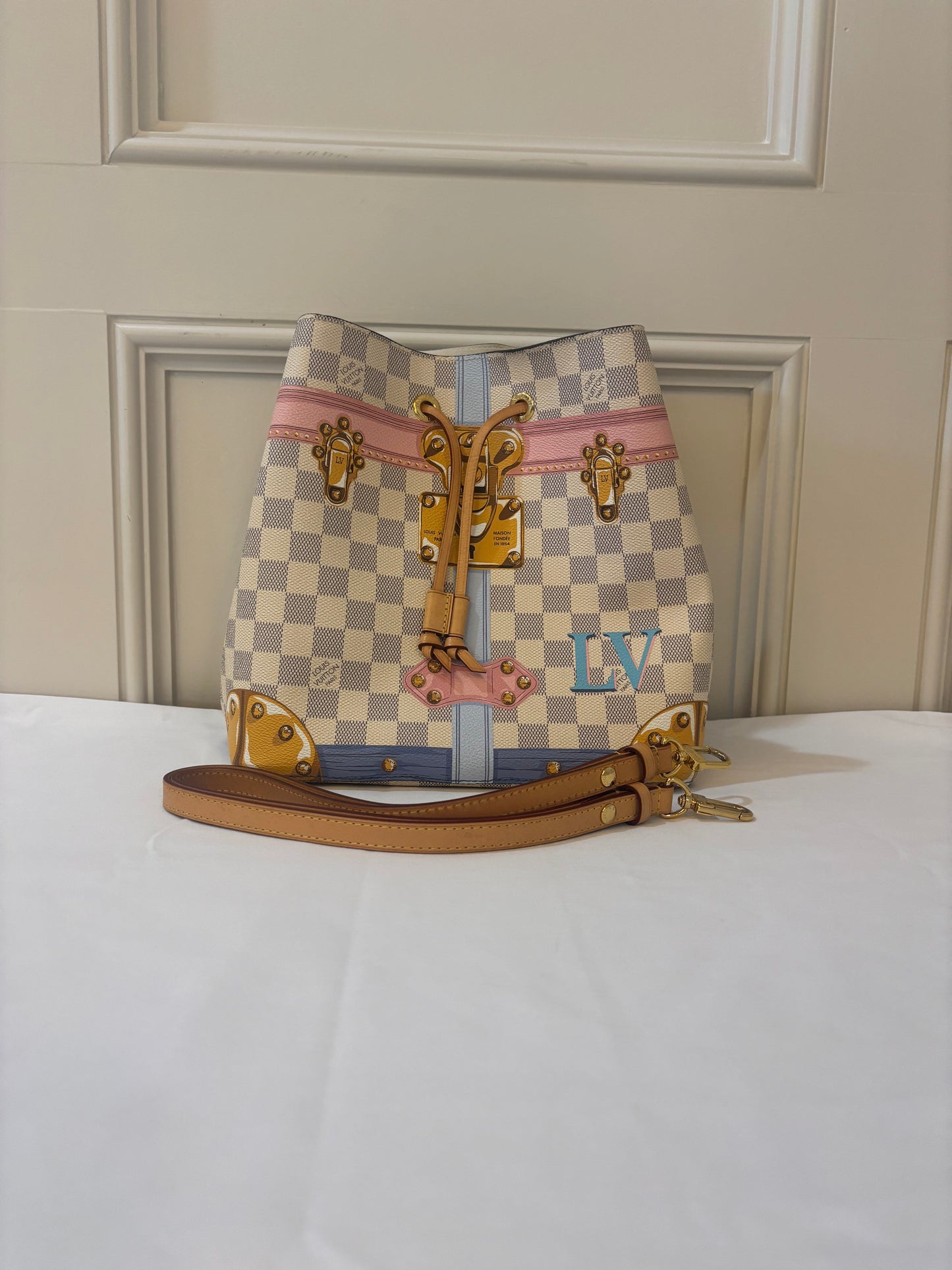 Louis Vuitton Nenoe Summer Trunks Edition Damier Azur