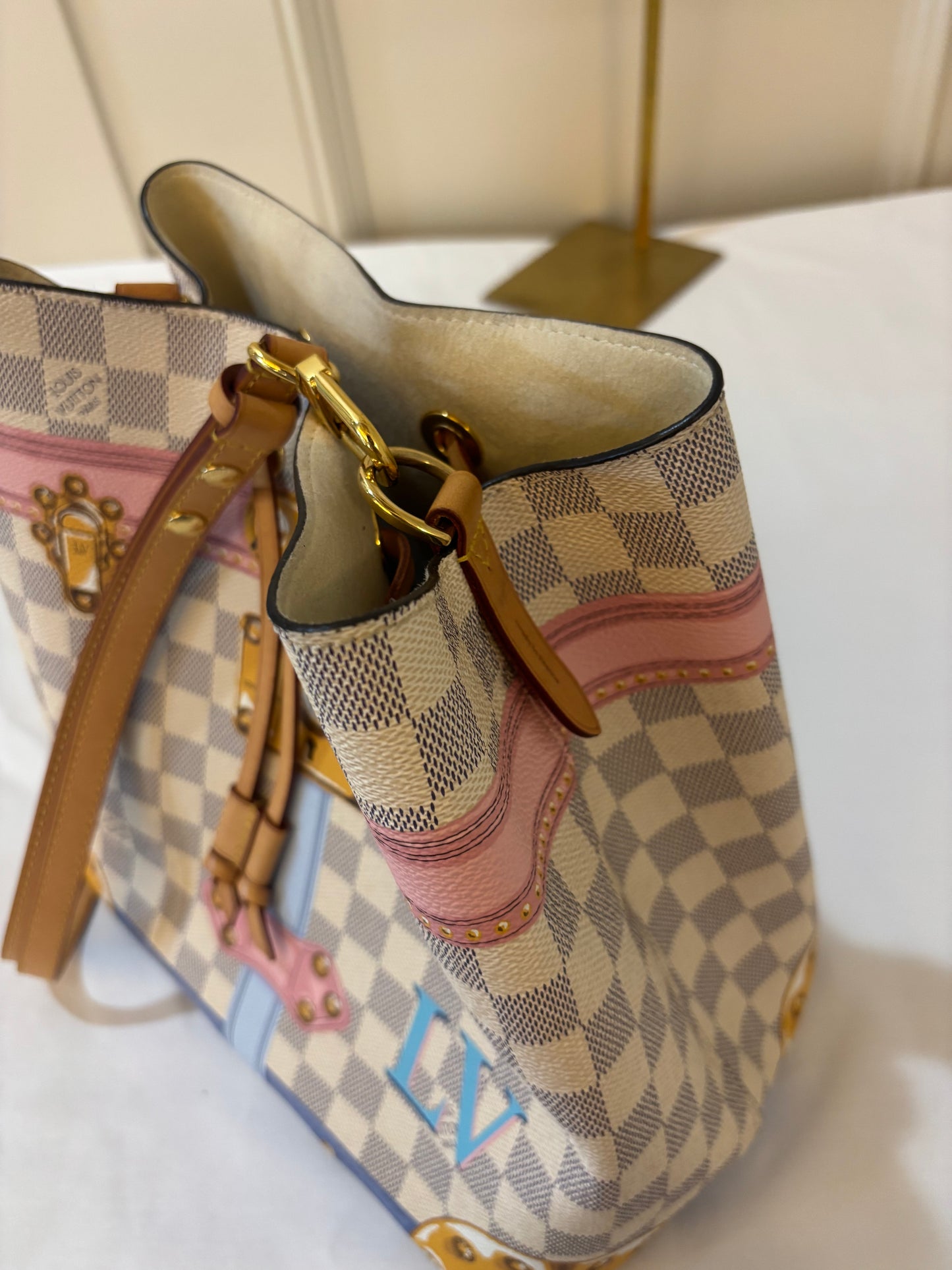 Louis Vuitton Nenoe Summer Trunks Edition Damier Azur