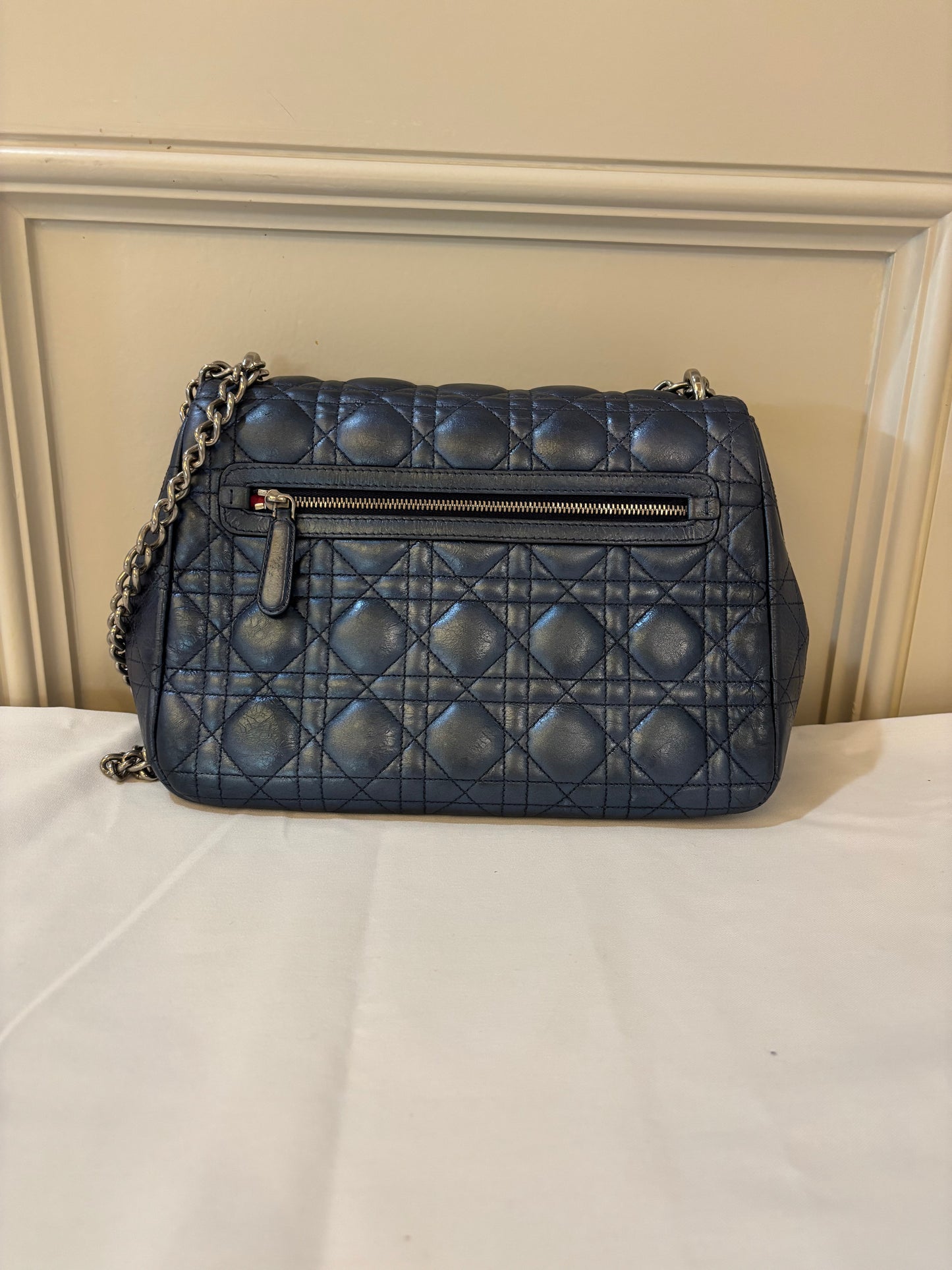 Christian Dior Miss Dior in Metallic Blue Pre-Owned