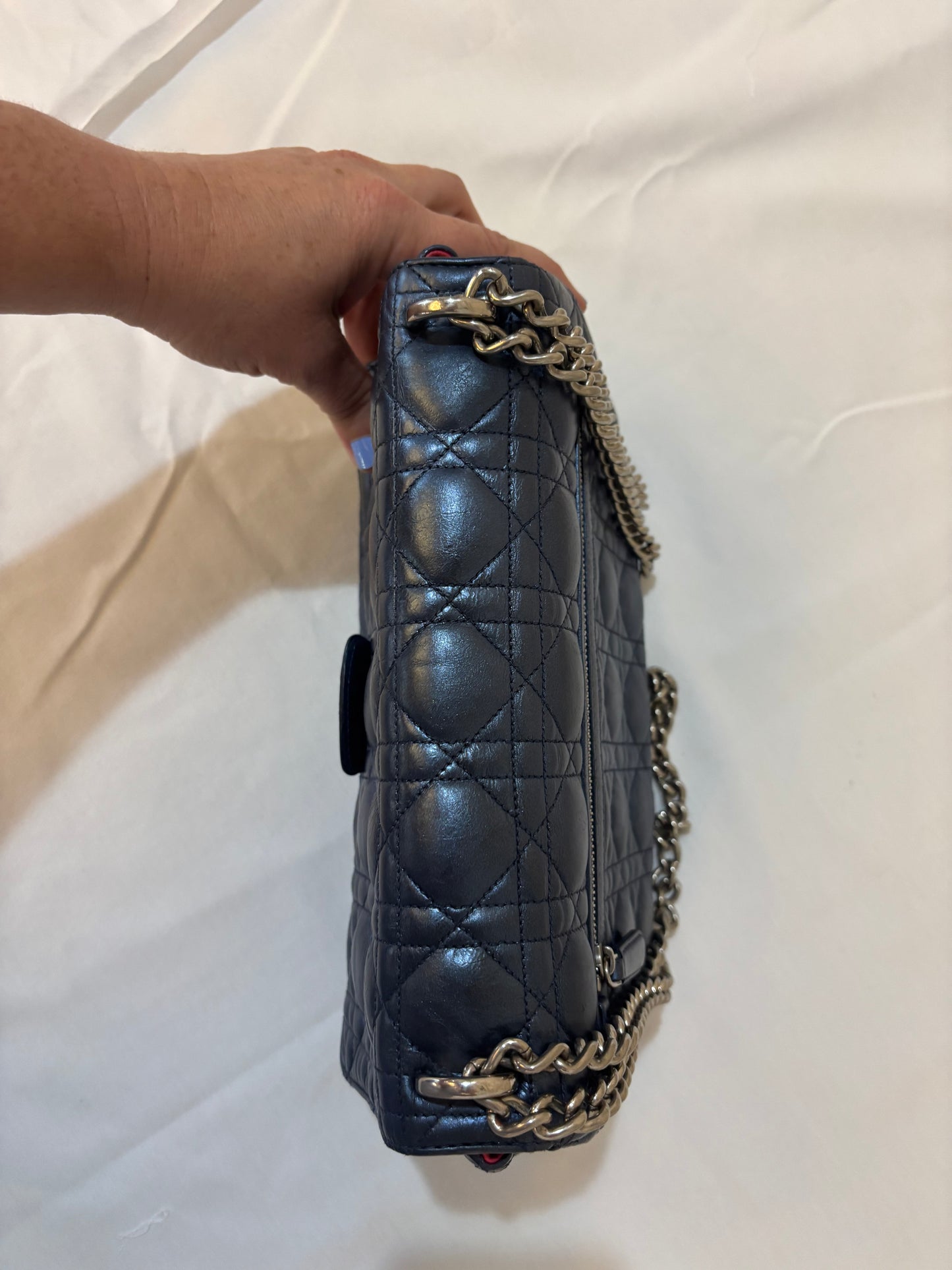 Christian Dior Miss Dior in Metallic Blue Pre-Owned