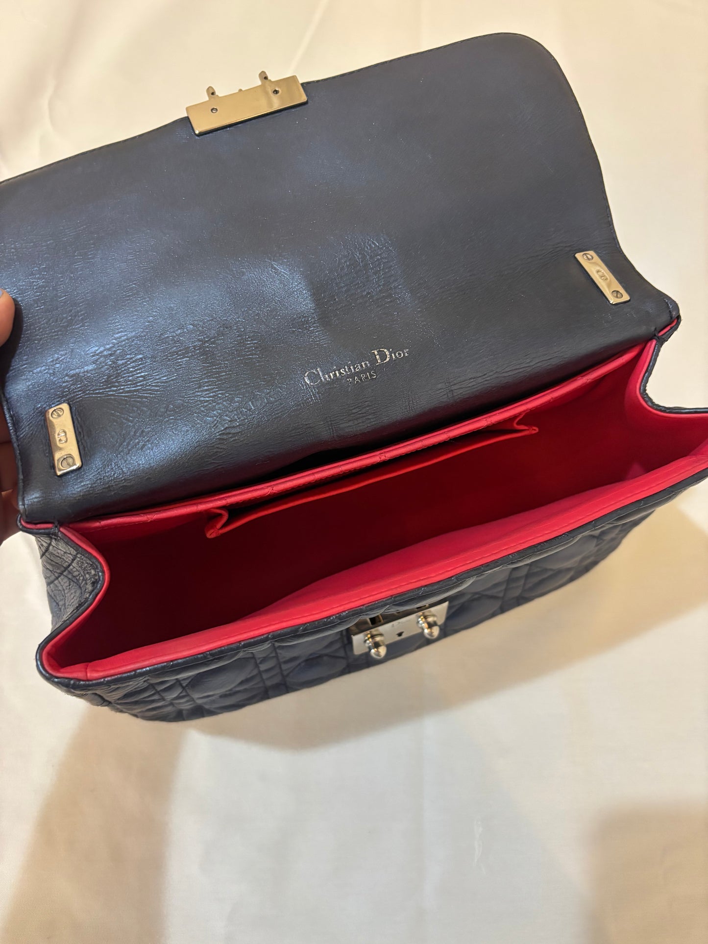 Christian Dior Miss Dior in Metallic Blue Pre-Owned