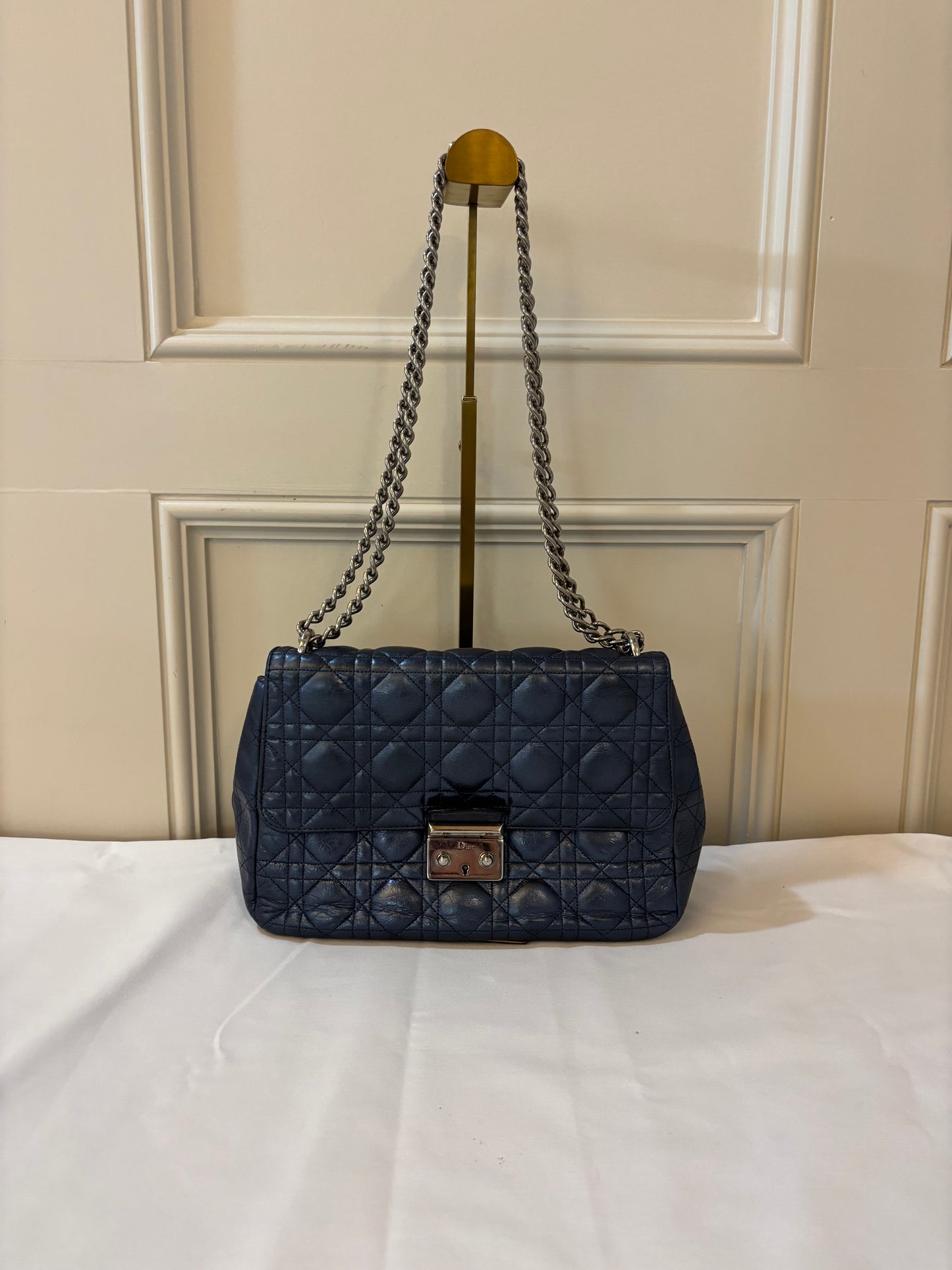 Christian Dior Miss Dior in Metallic Blue Pre-Owned