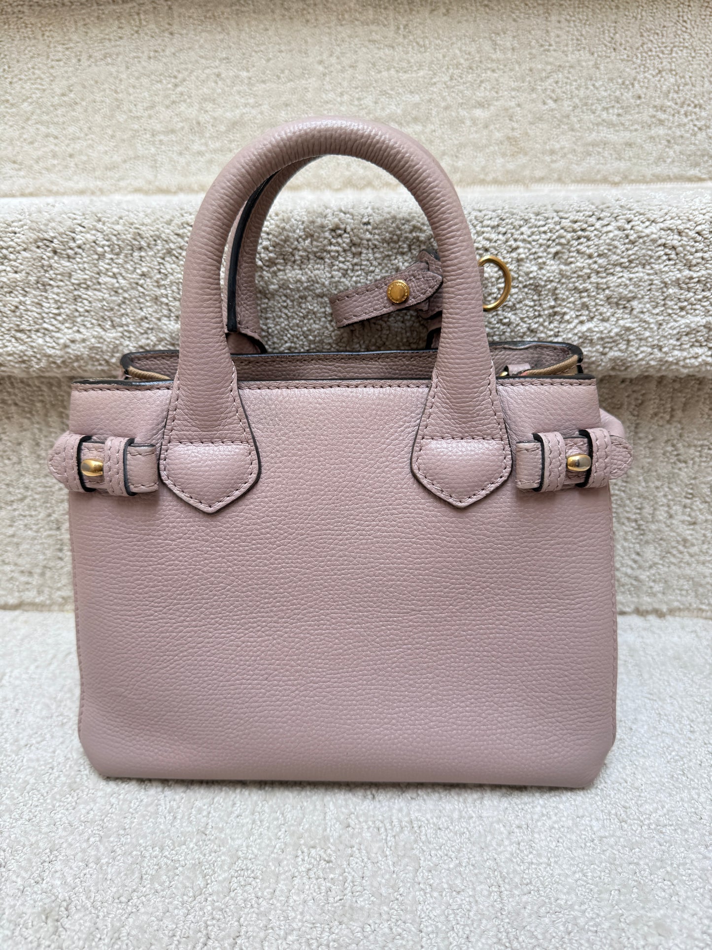 Burberry Banner Tote Mini in Blush