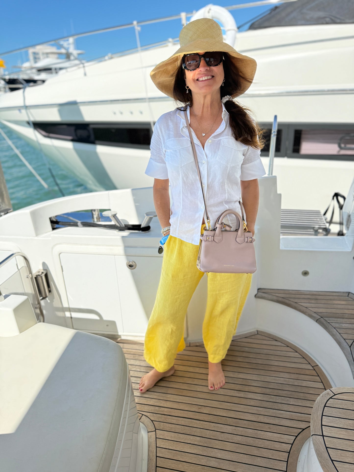 Burberry Banner Tote Mini in Blush