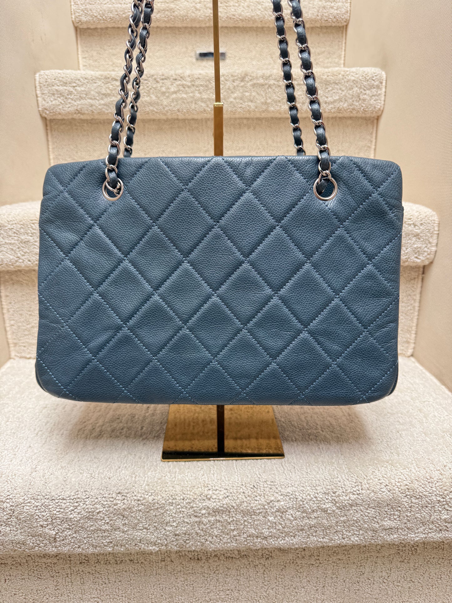 Chanel Timeless CC Frame Tote in Caviar